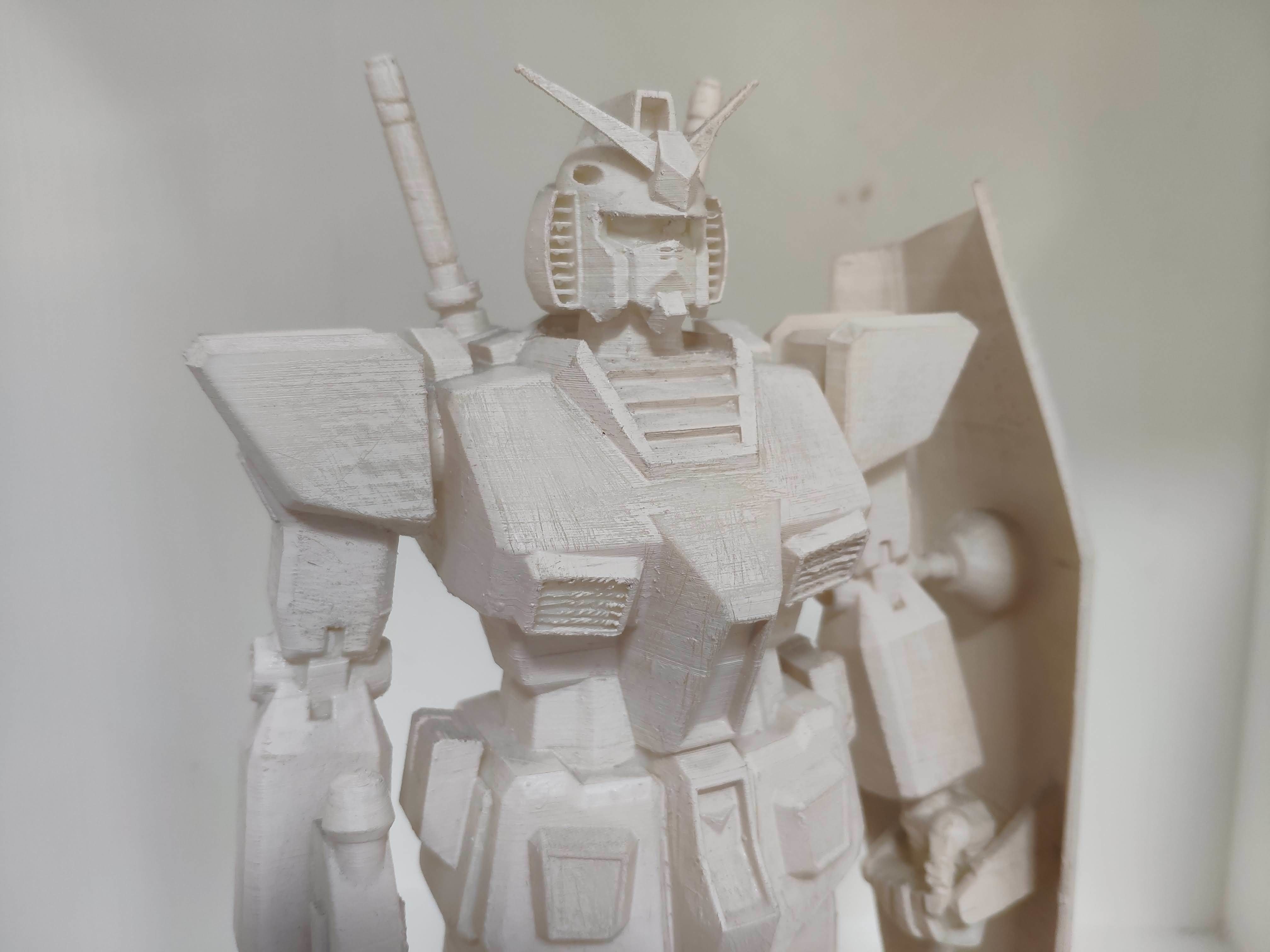 GUNDAM mobile suite robot - with multiple files mesh and vector 3D print model_1