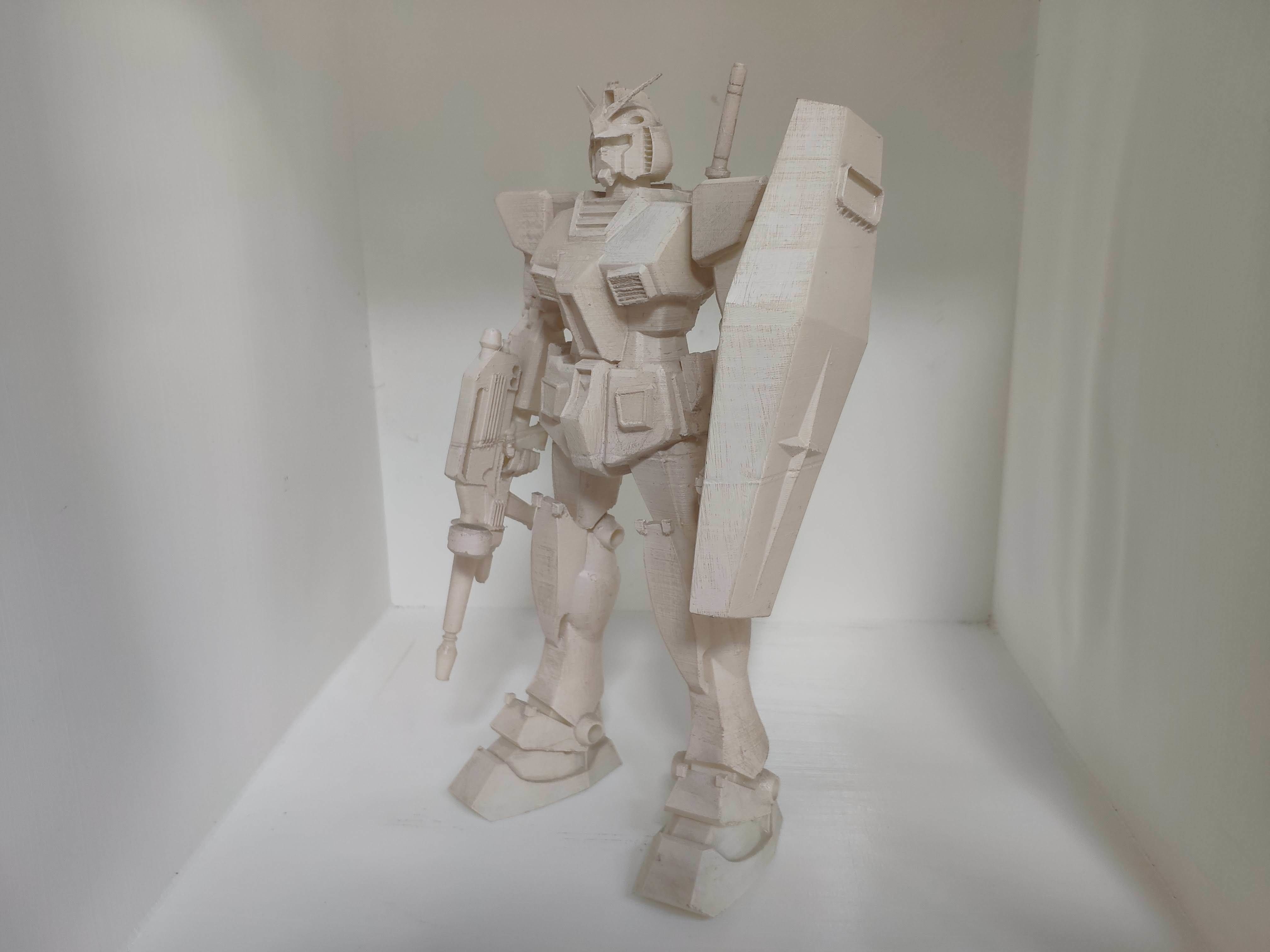 GUNDAM mobile suite robot - with multiple files mesh and vector 3D print model_2