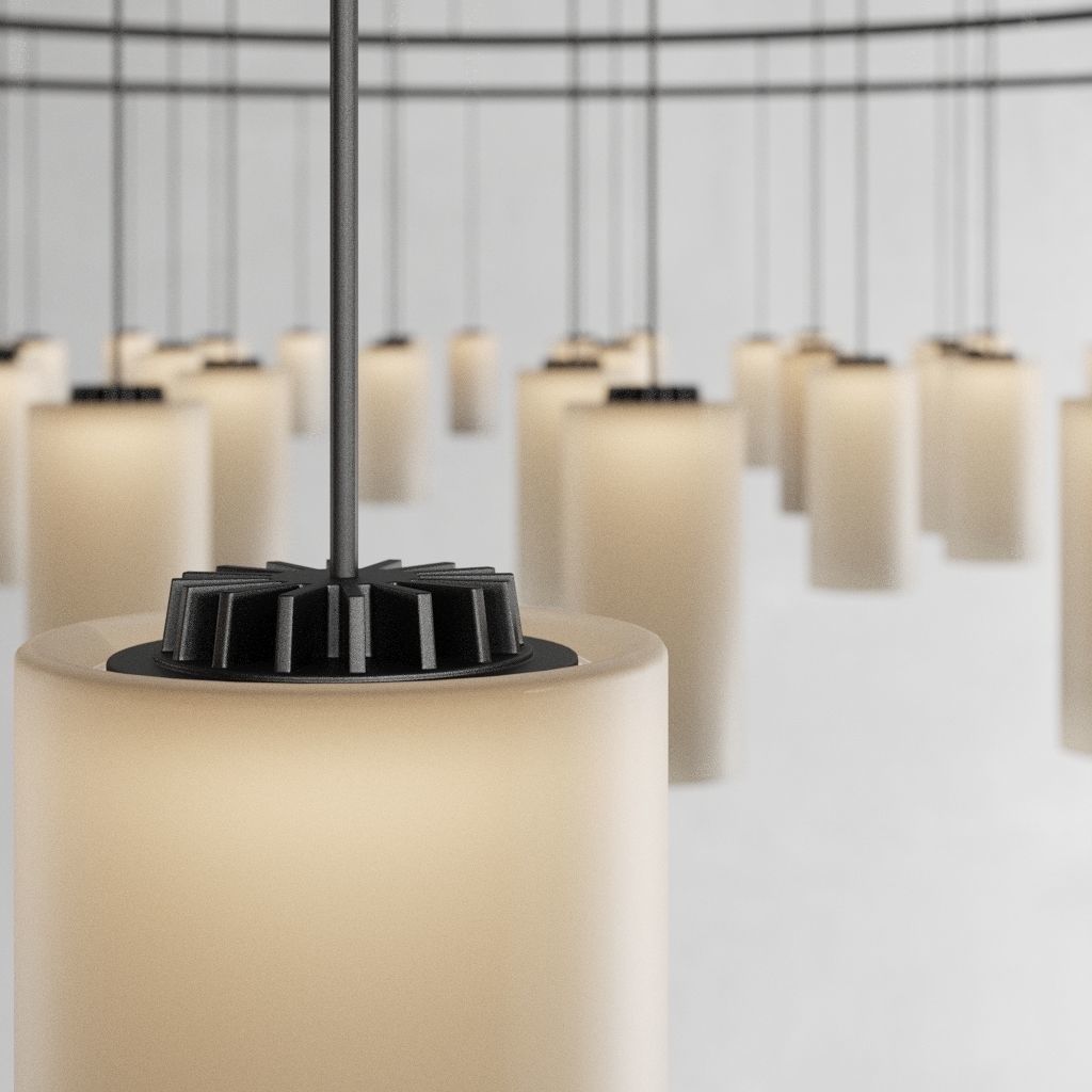 Santa and Cole Light Low-poly 3D model_5