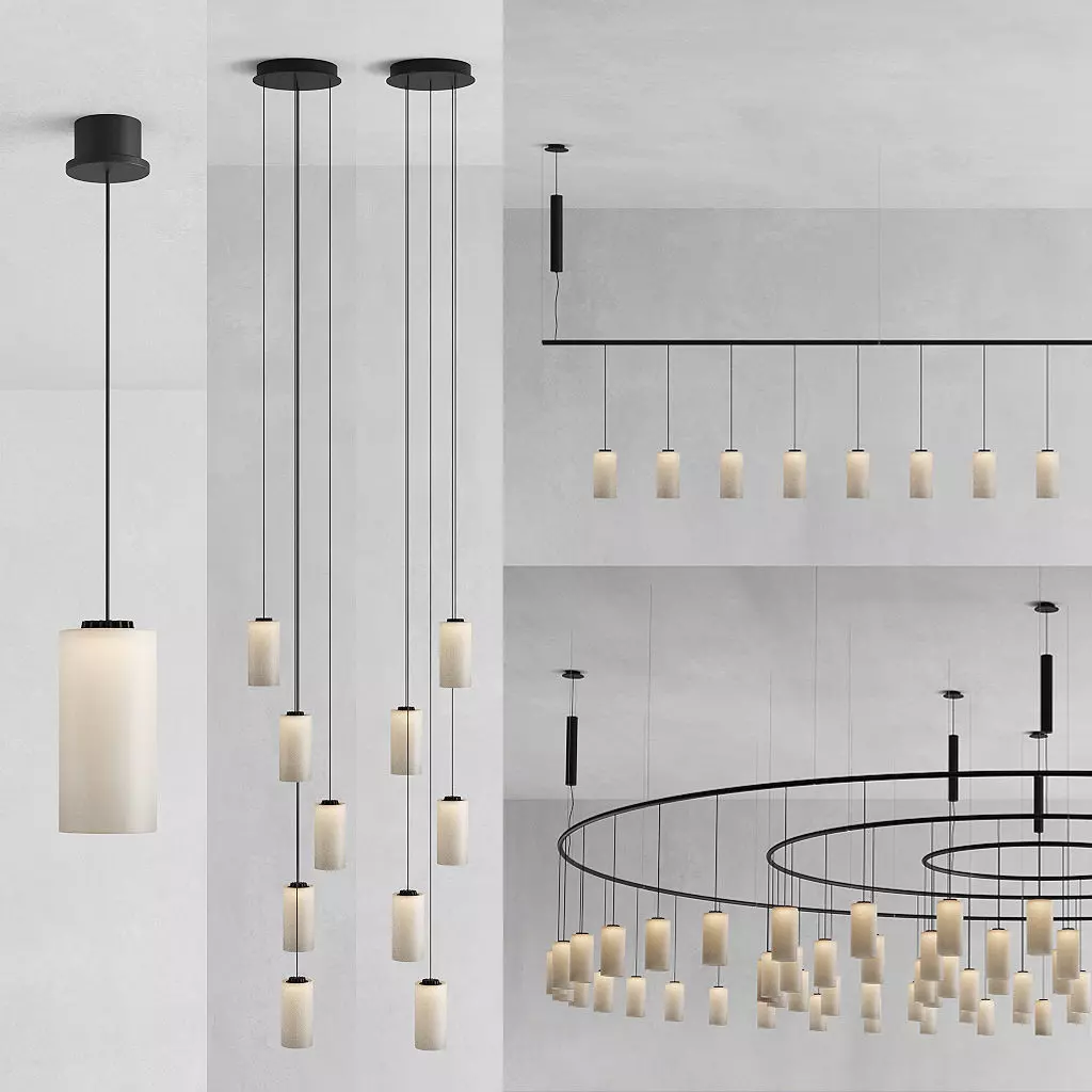 Santa and Cole Light Low-poly 3D model_0