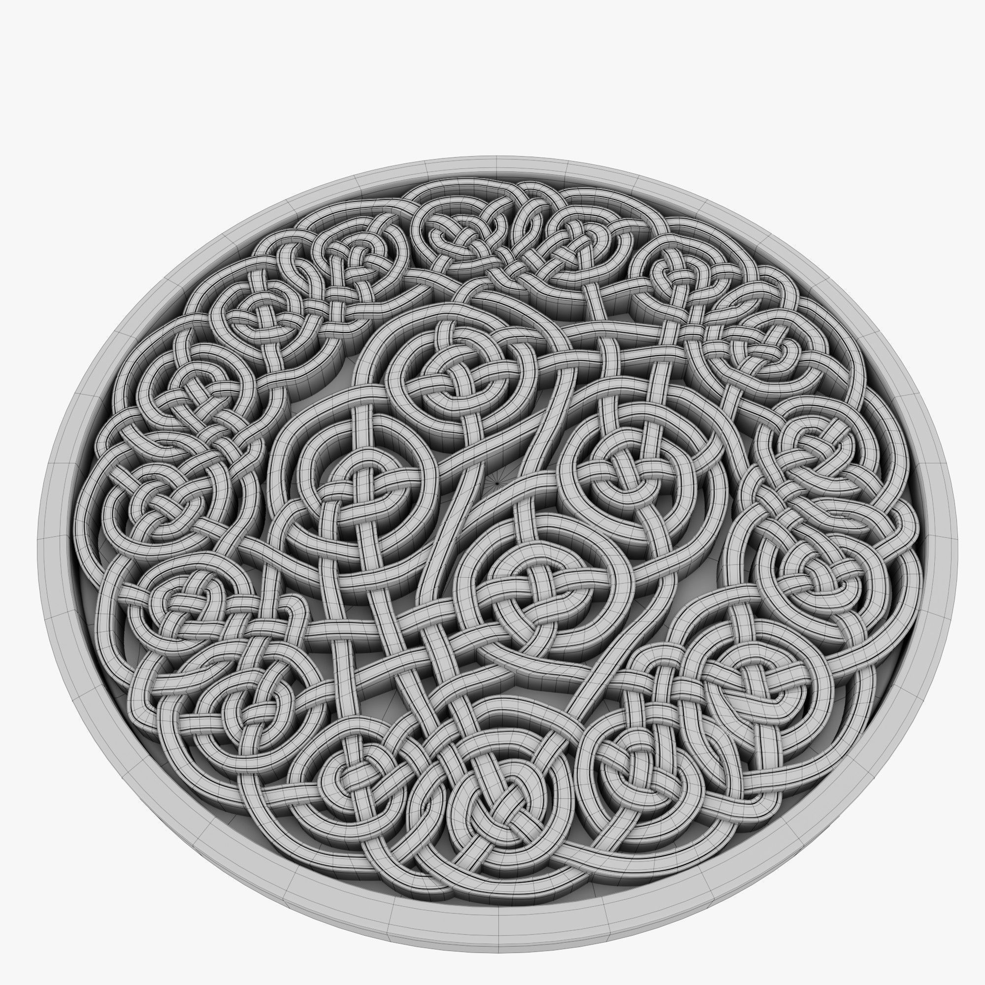 Celtic Ornament 14 3D model_3