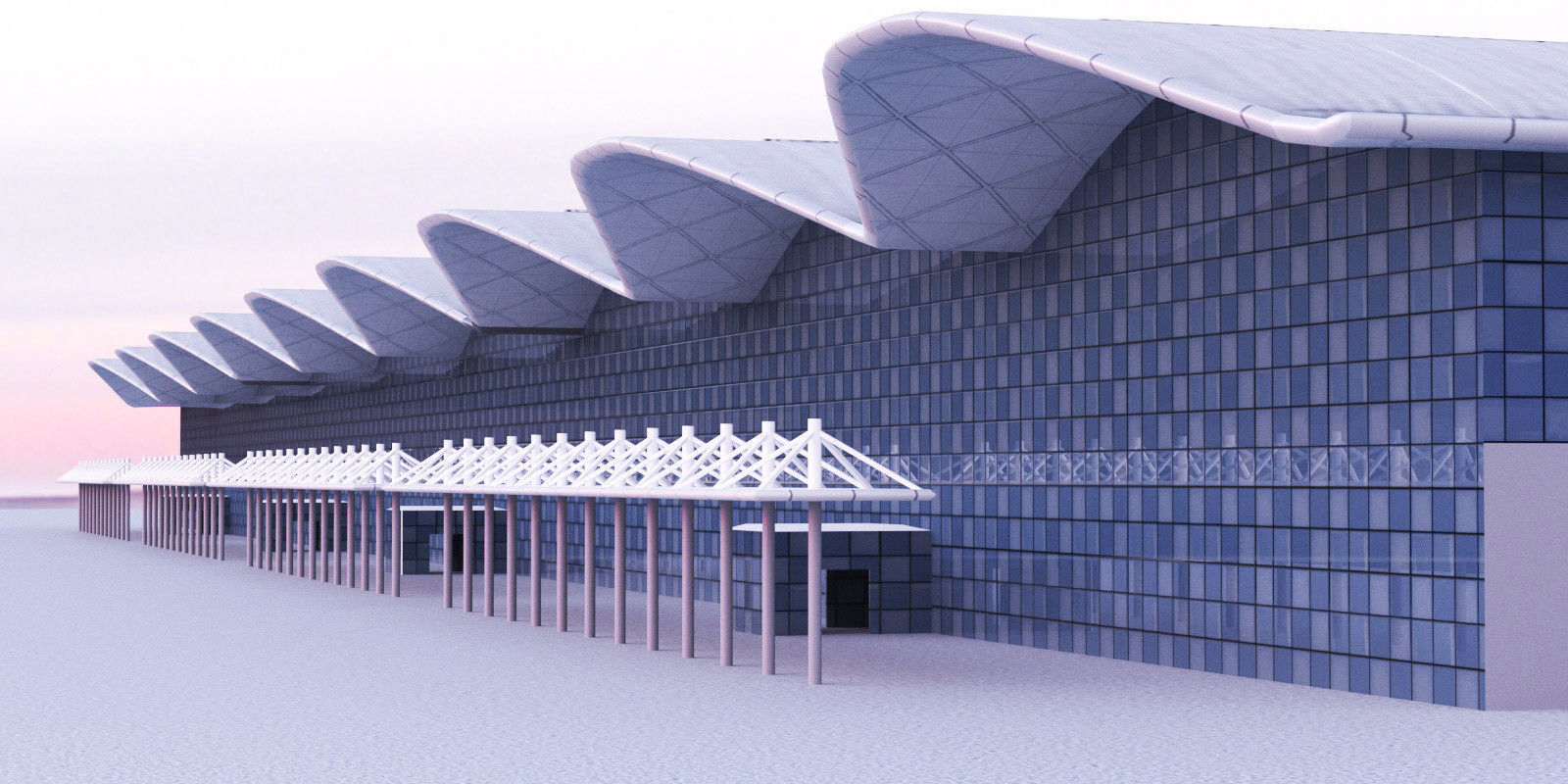 Hong Kong International Airport 3D model_3