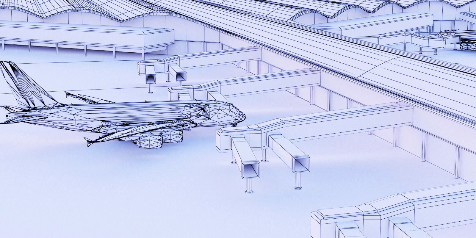 Hong Kong International Airport 3D model_10