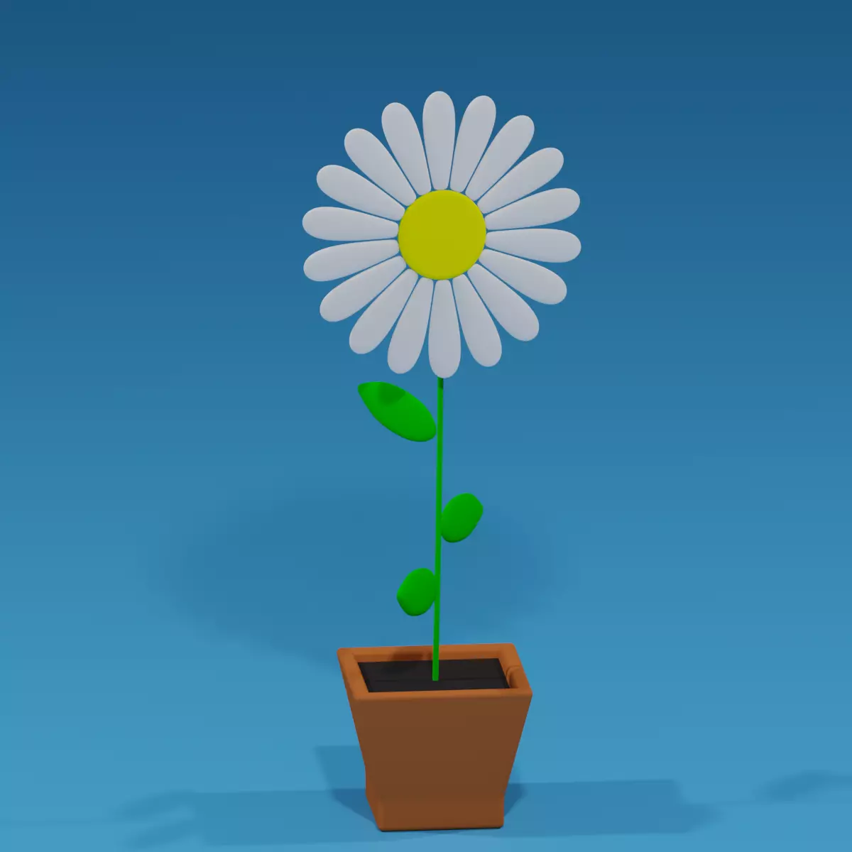 Cartoon Flower 3D model