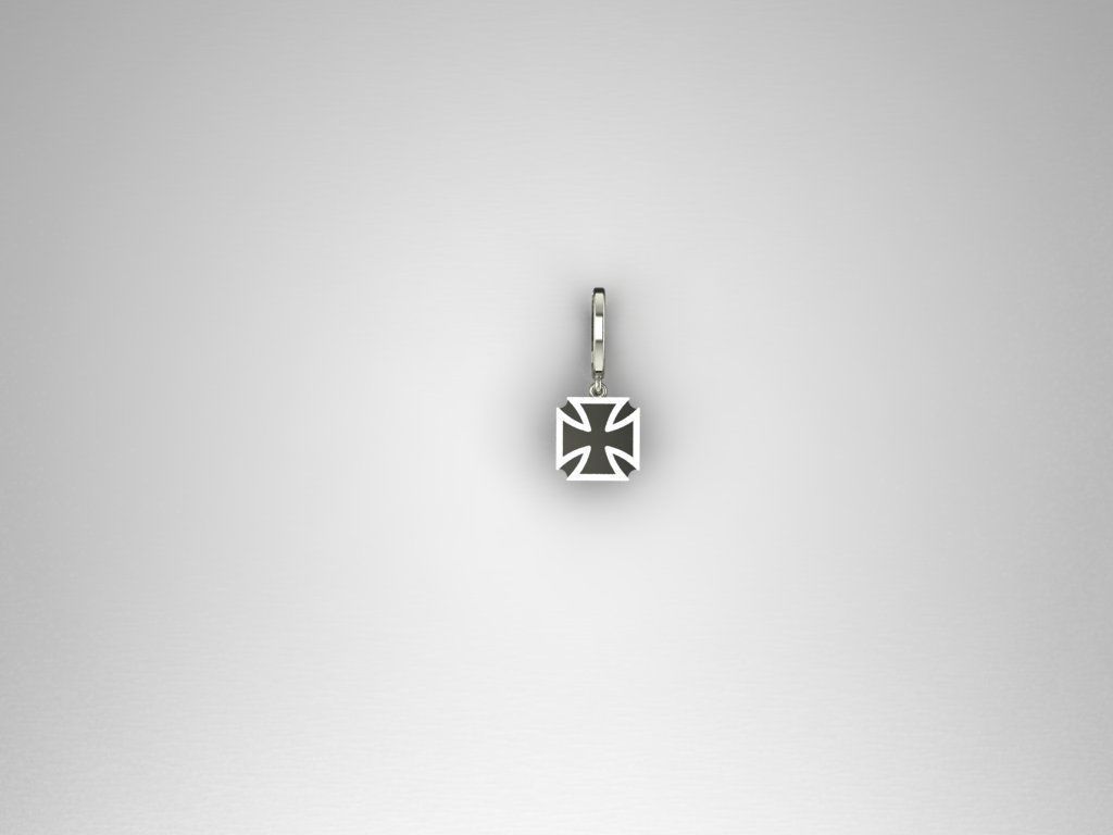  Earring  with enamel 3D print model_5