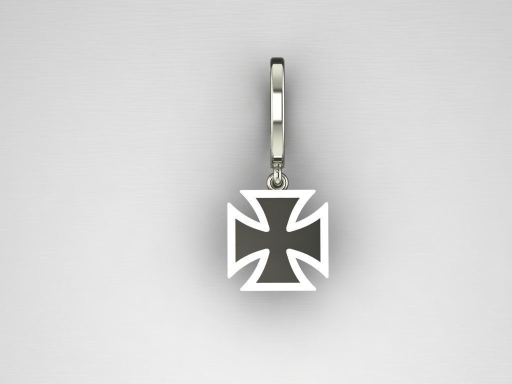  Earring  with enamel 3D print model_2