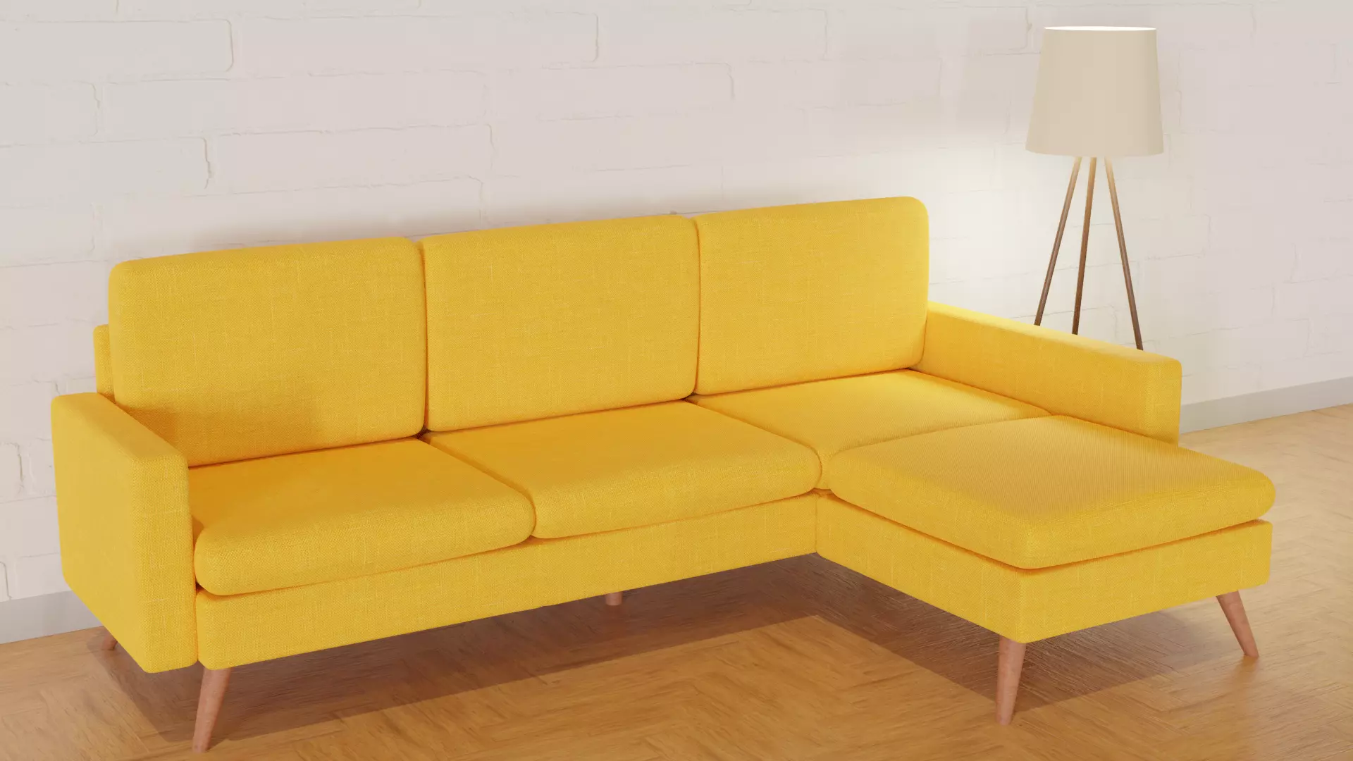 Corner Sofa 3D Model Free 3D model