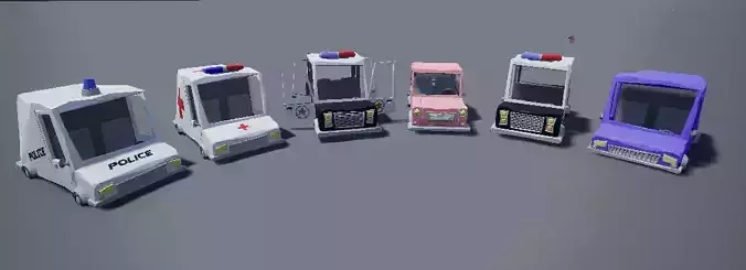 Cartoony Vehicle Pack 1