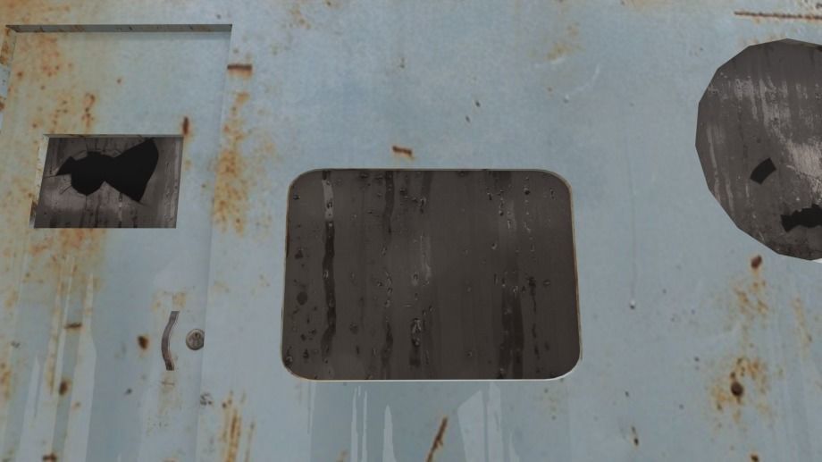 Old Rustic Trailer 3D model_7