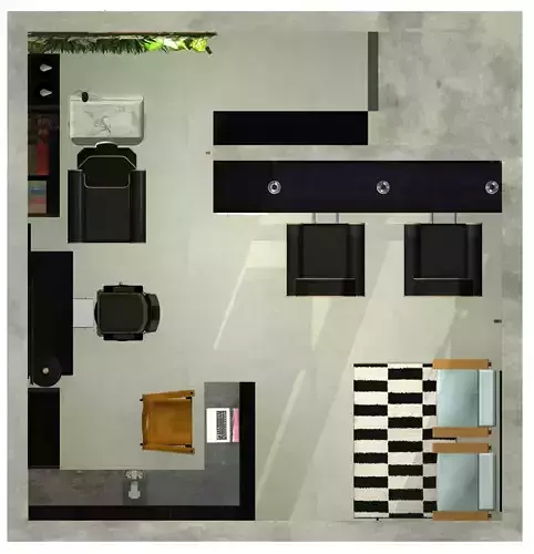 Hair Salon 3D print model