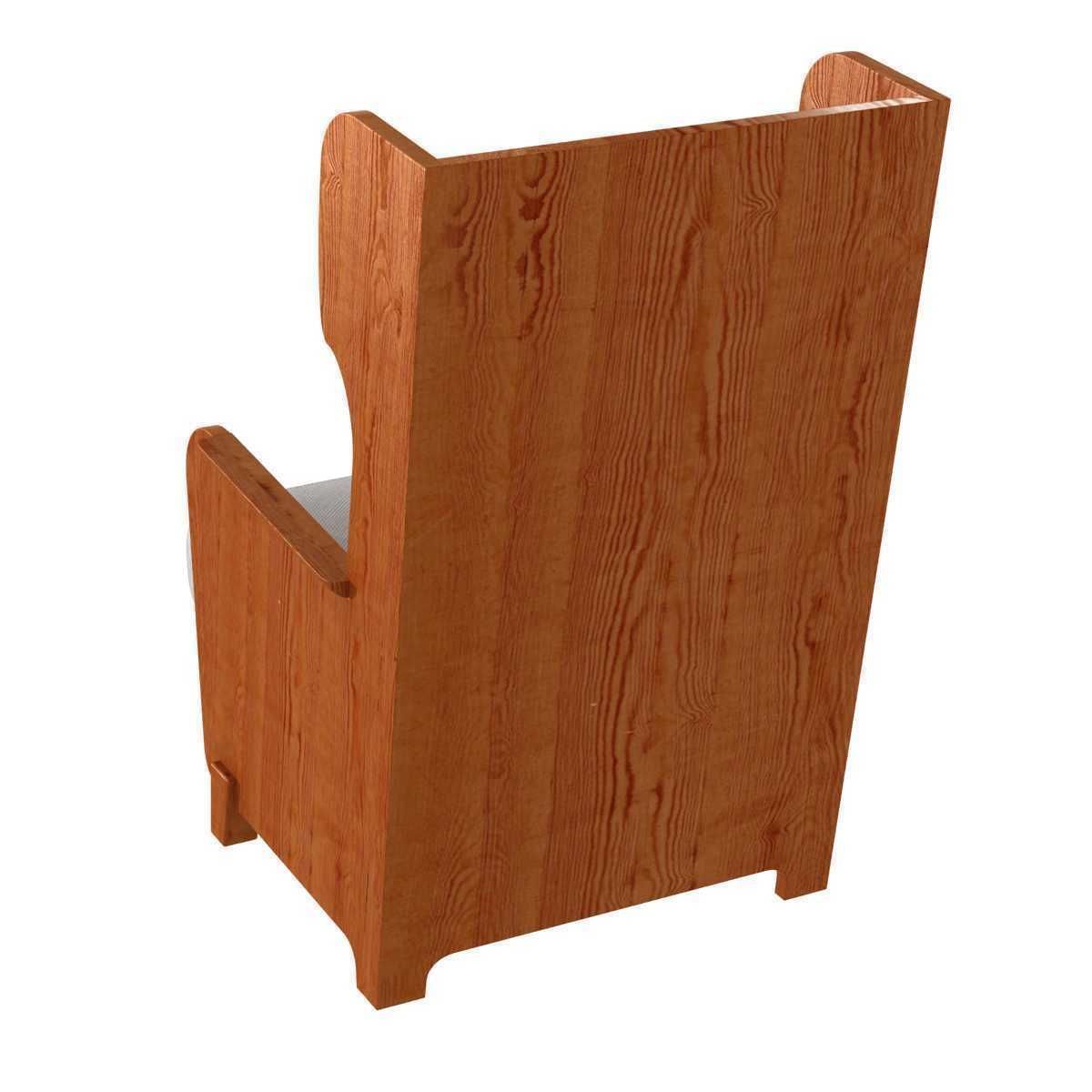 Axel Einar Hjorth Easy Chair  Nordiske Kompaniet 1930s 3D model_4