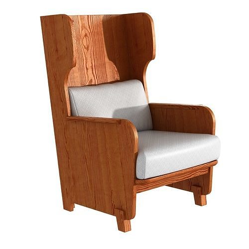 Axel Einar Hjorth Easy Chair  Nordiske Kompaniet 1930s 3D model