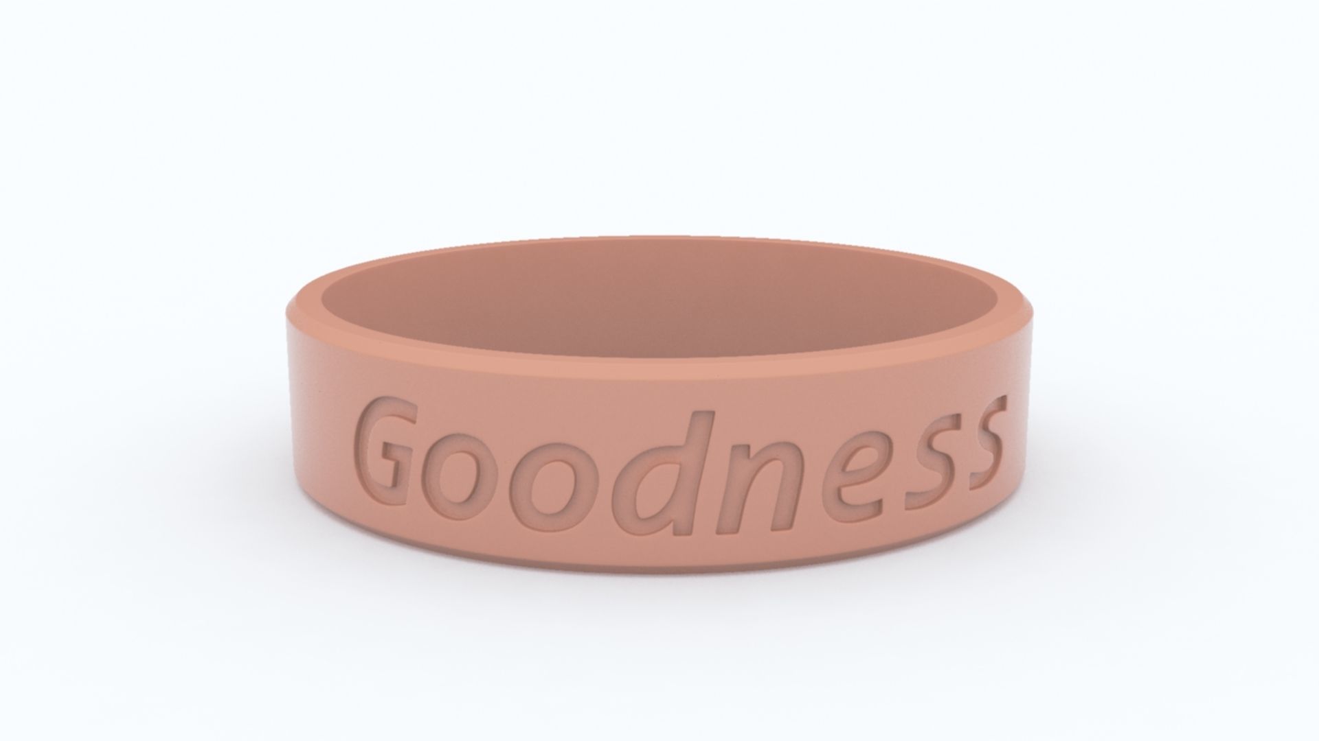 Goodness Ring Blazing Copper 3D print model_3