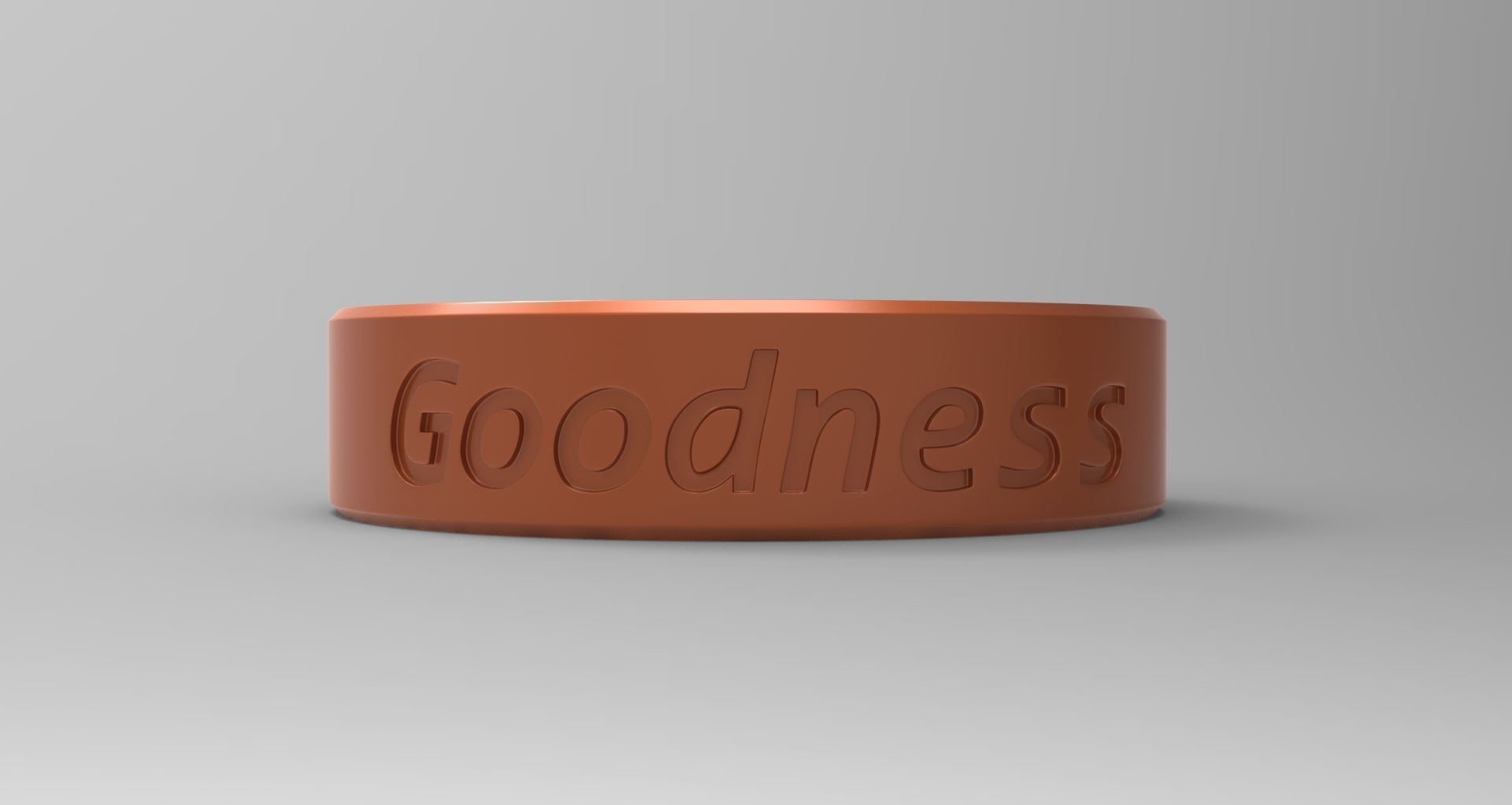 Goodness Ring Blazing Copper 3D print model_1