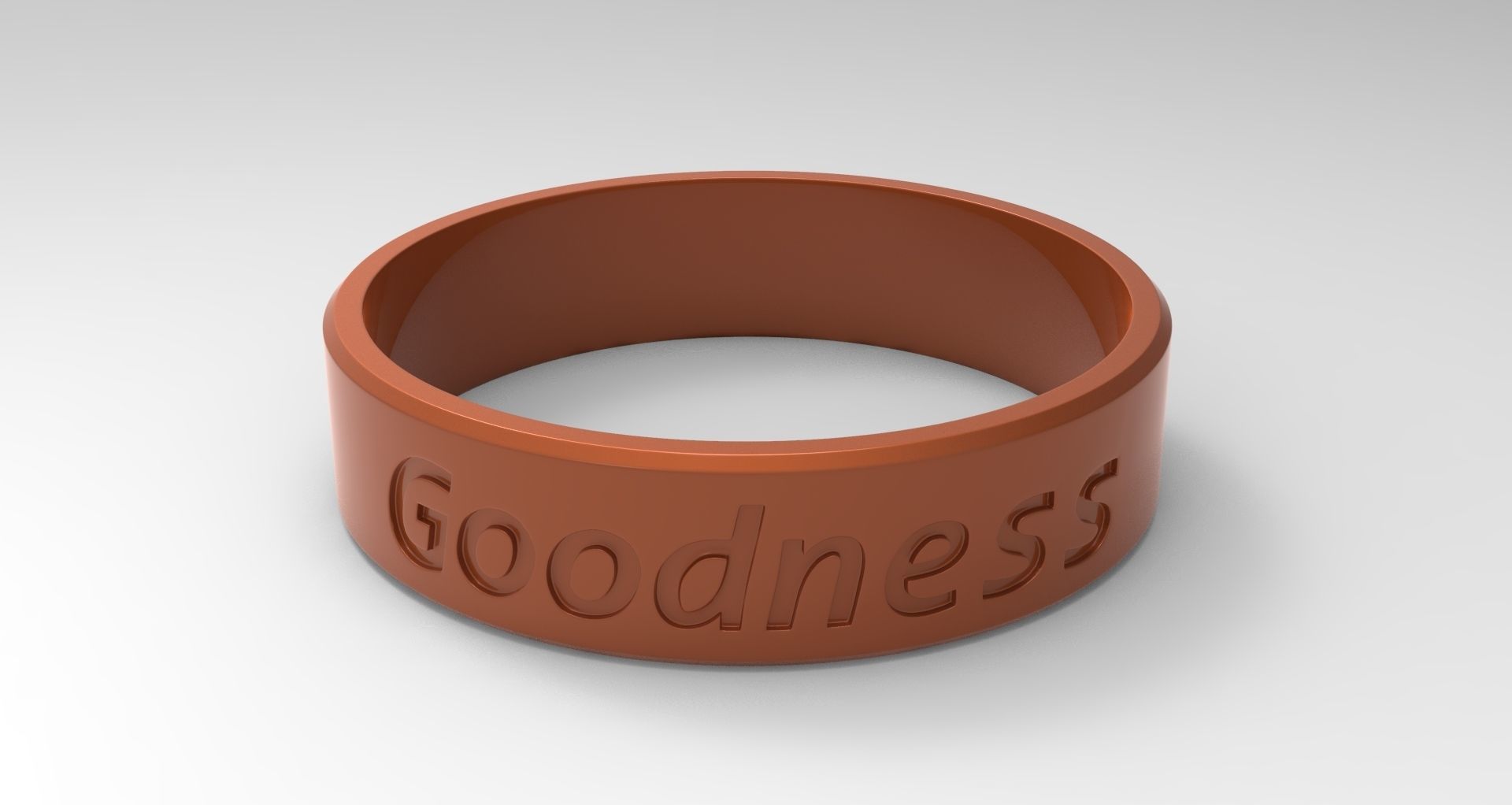 Goodness Ring Blazing Copper 3D print model_2