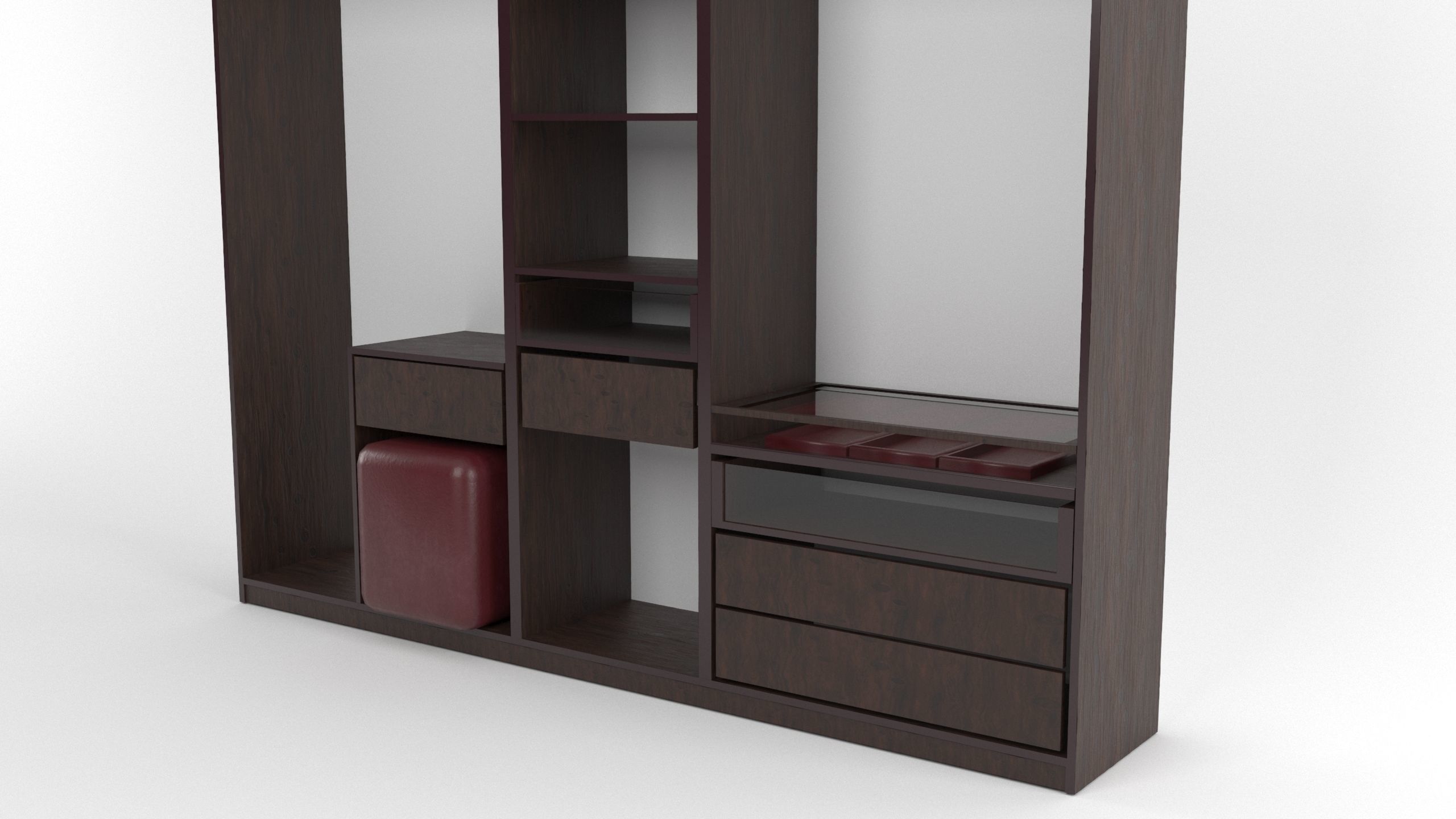 IKEA cabinet model PBR 3D Model Low-poly 3D model_6