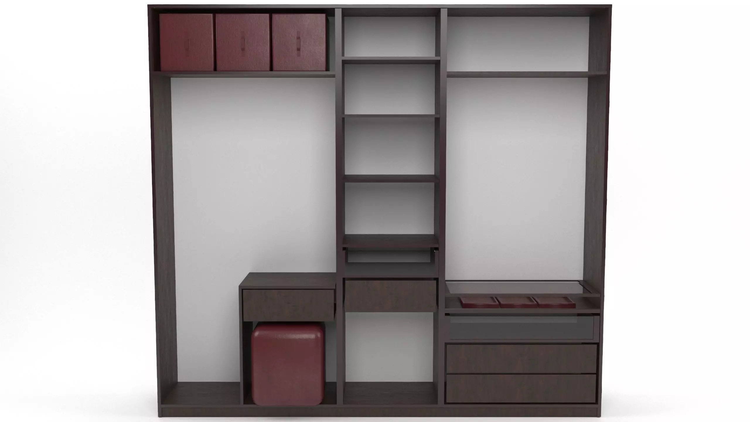IKEA cabinet model PBR 3D Model Low-poly 3D model_0