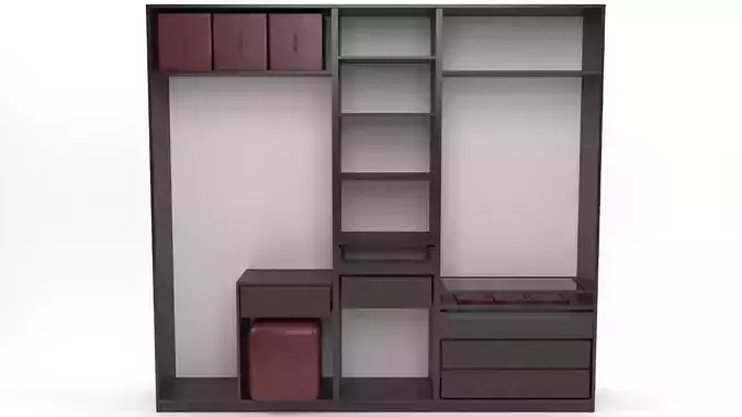  IKEA cabinet model PBR 3D Model Low-poly 3D model