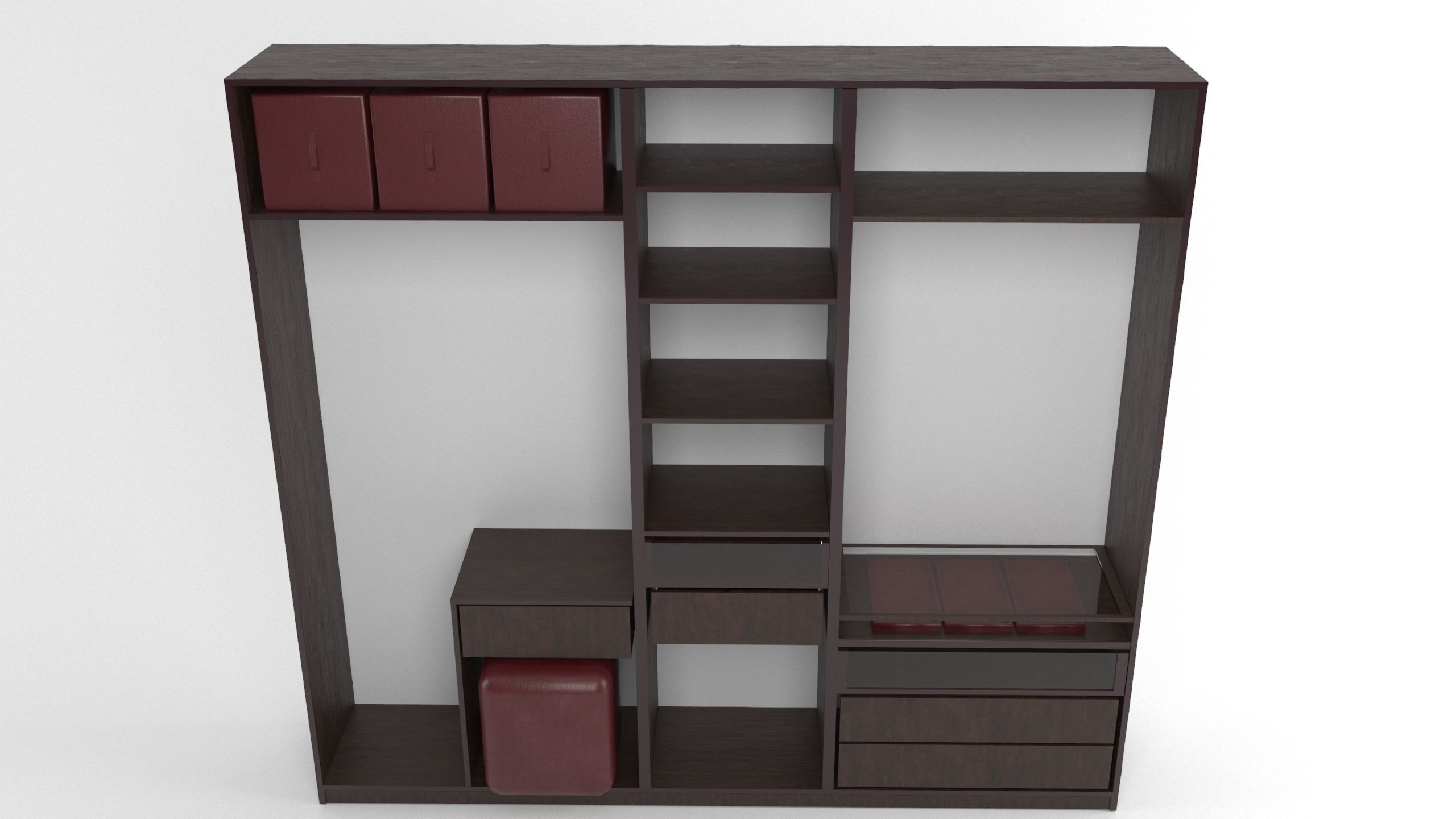 IKEA cabinet model PBR 3D Model Low-poly 3D model_2
