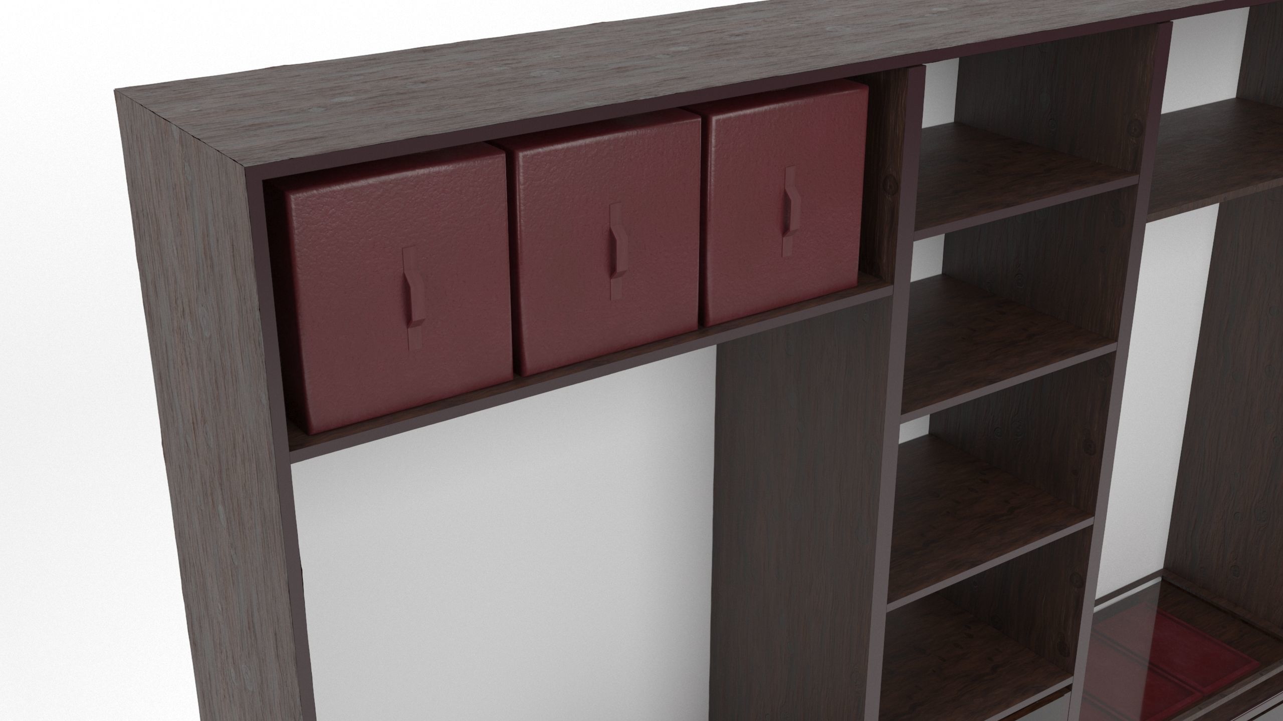 IKEA cabinet model PBR 3D Model Low-poly 3D model_5