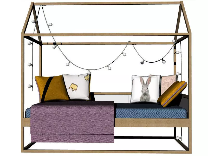 Child bed 3D print model