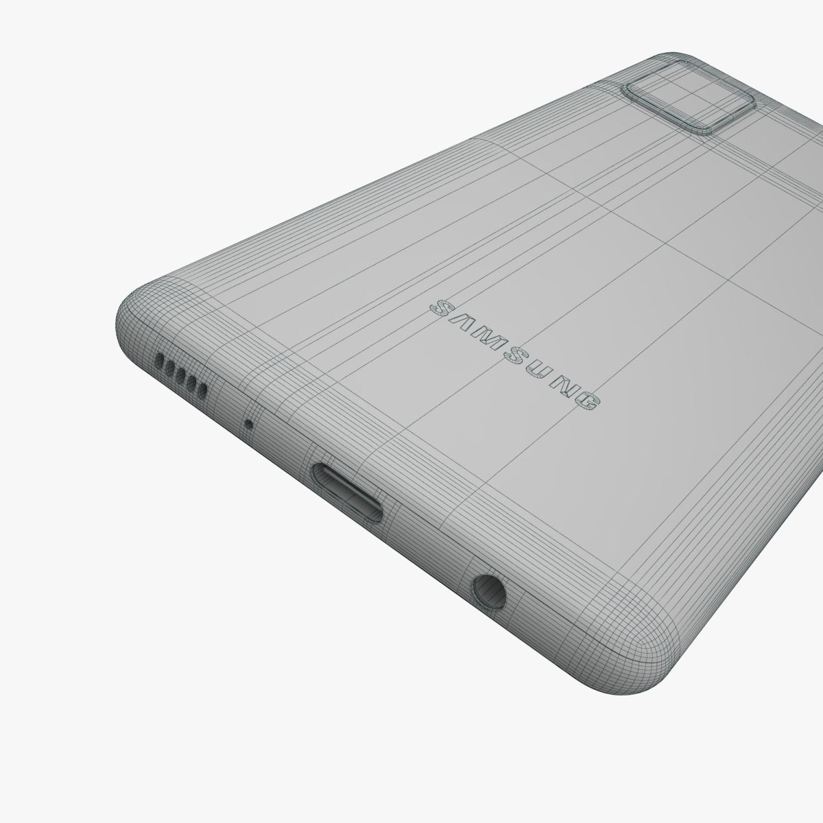 Samsung Galaxy A41 Full Color 3D model_17