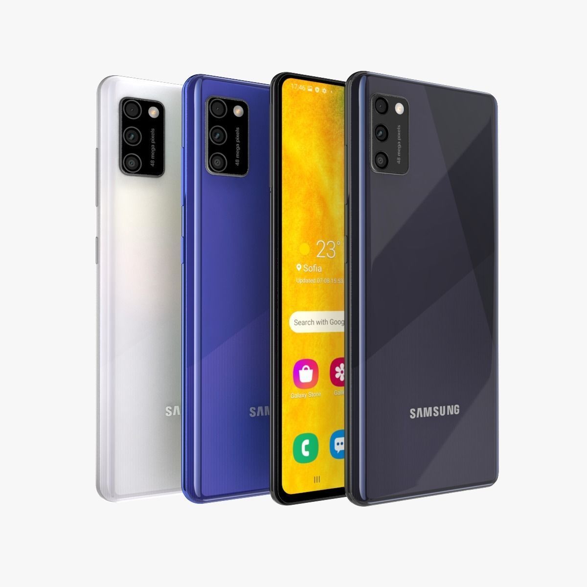 Samsung Galaxy A41 Full Color 3D model_1