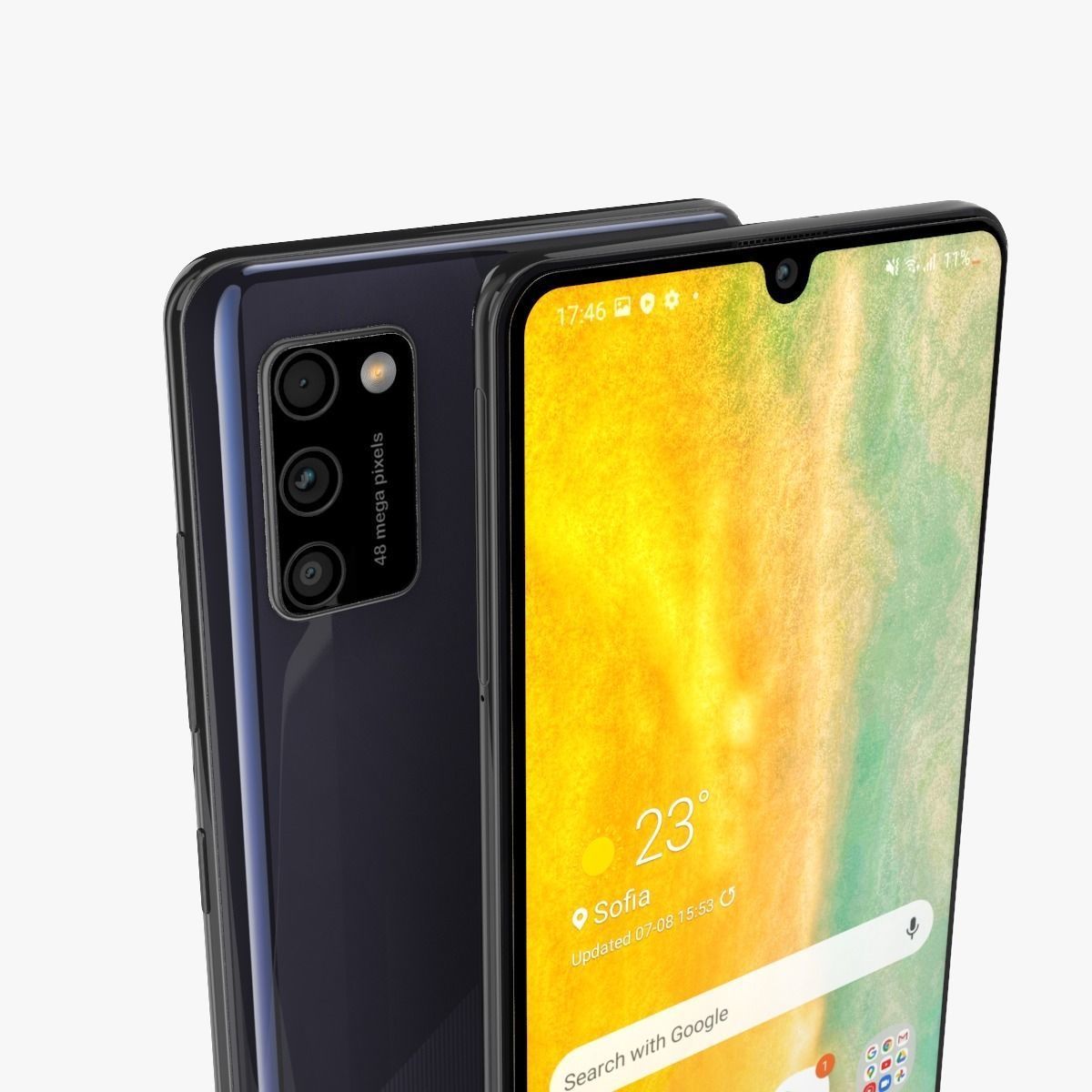 Samsung Galaxy A41 Full Color 3D model_9