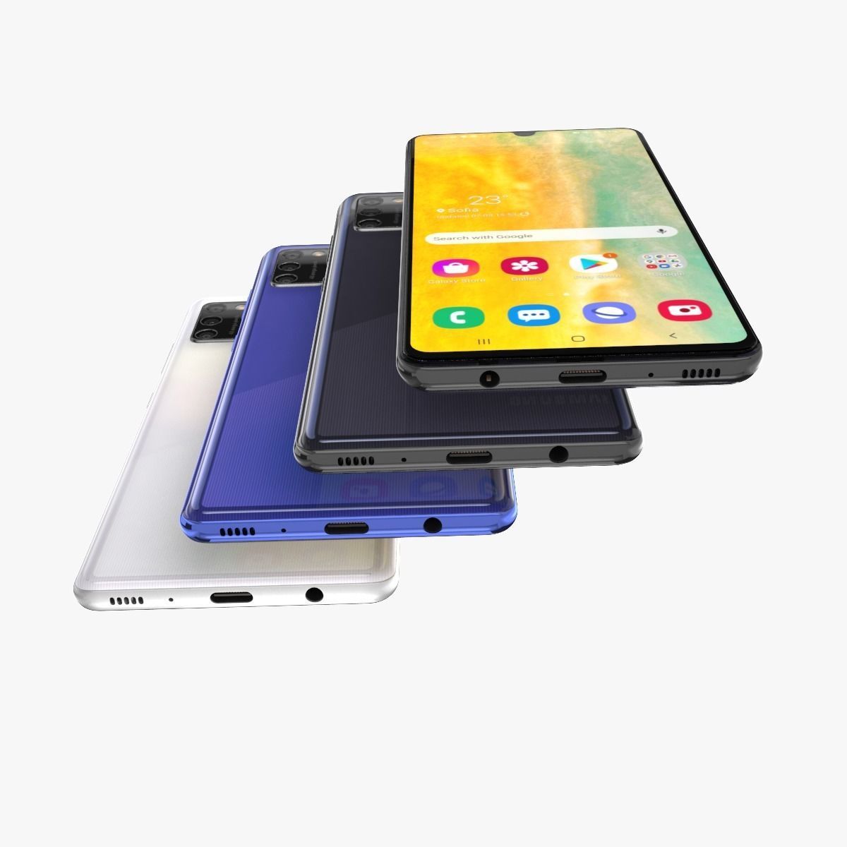 Samsung Galaxy A41 Full Color 3D model_12