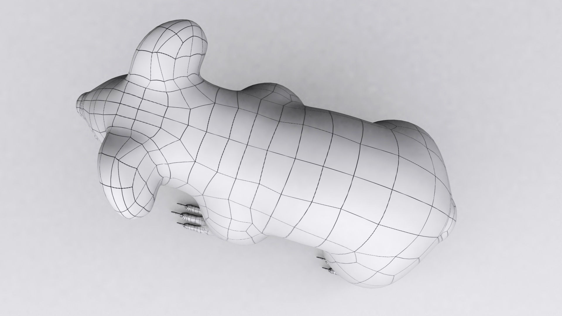 3D KOALA BEAR Low-poly 3D model_11