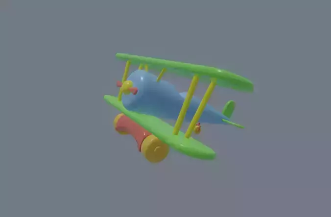 Toy Plane 3D model