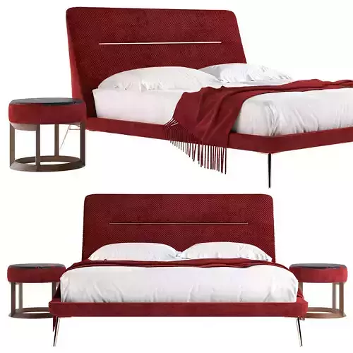 Amelie Bed 3D model
