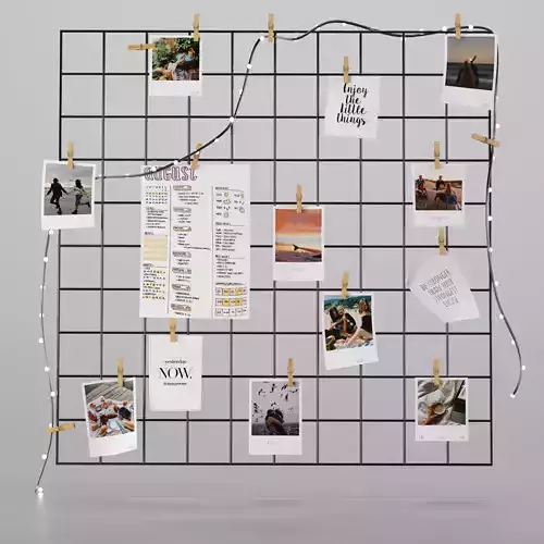 Moodboard clothesline