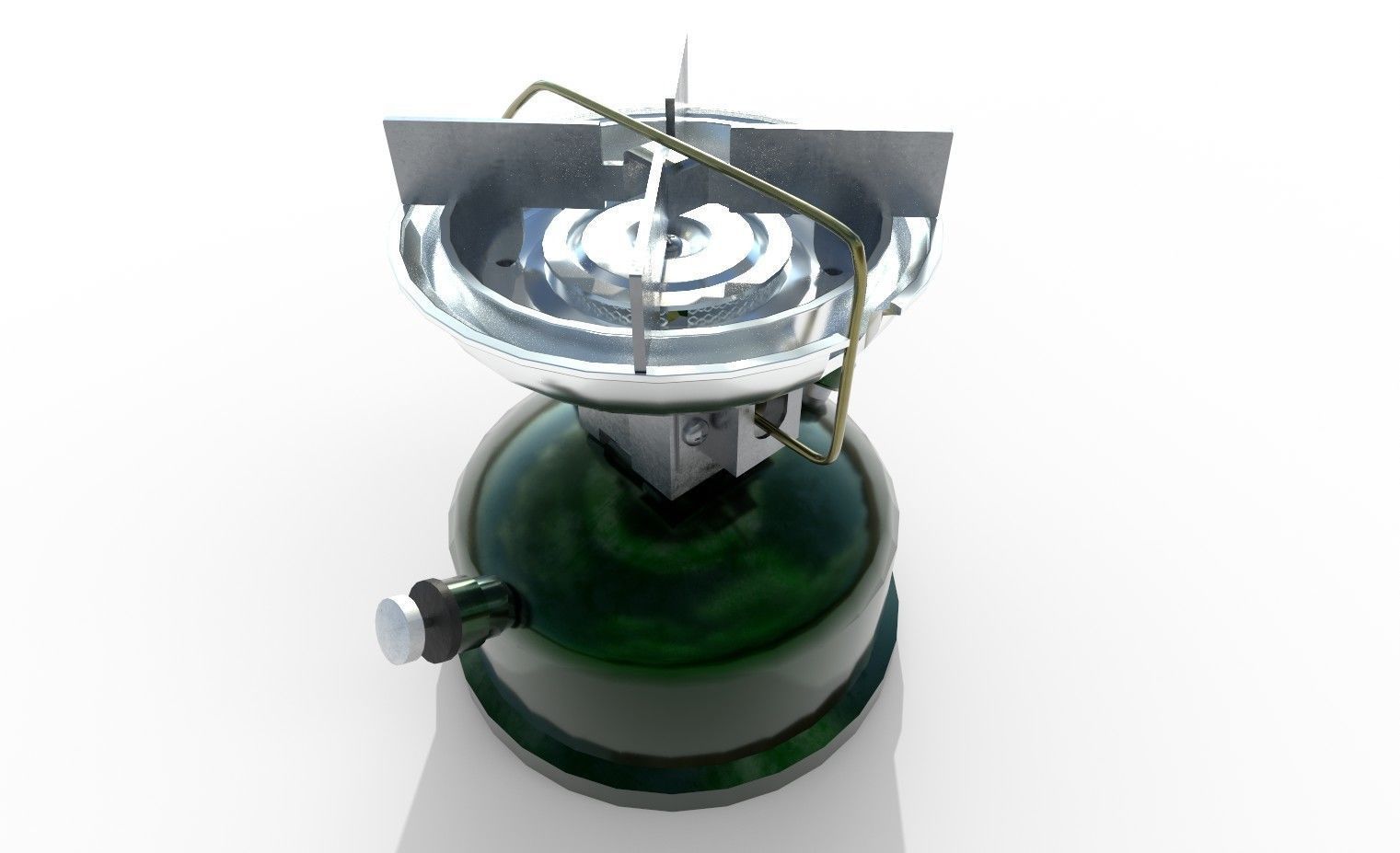 Oil Stove 3D Model  3D model_2