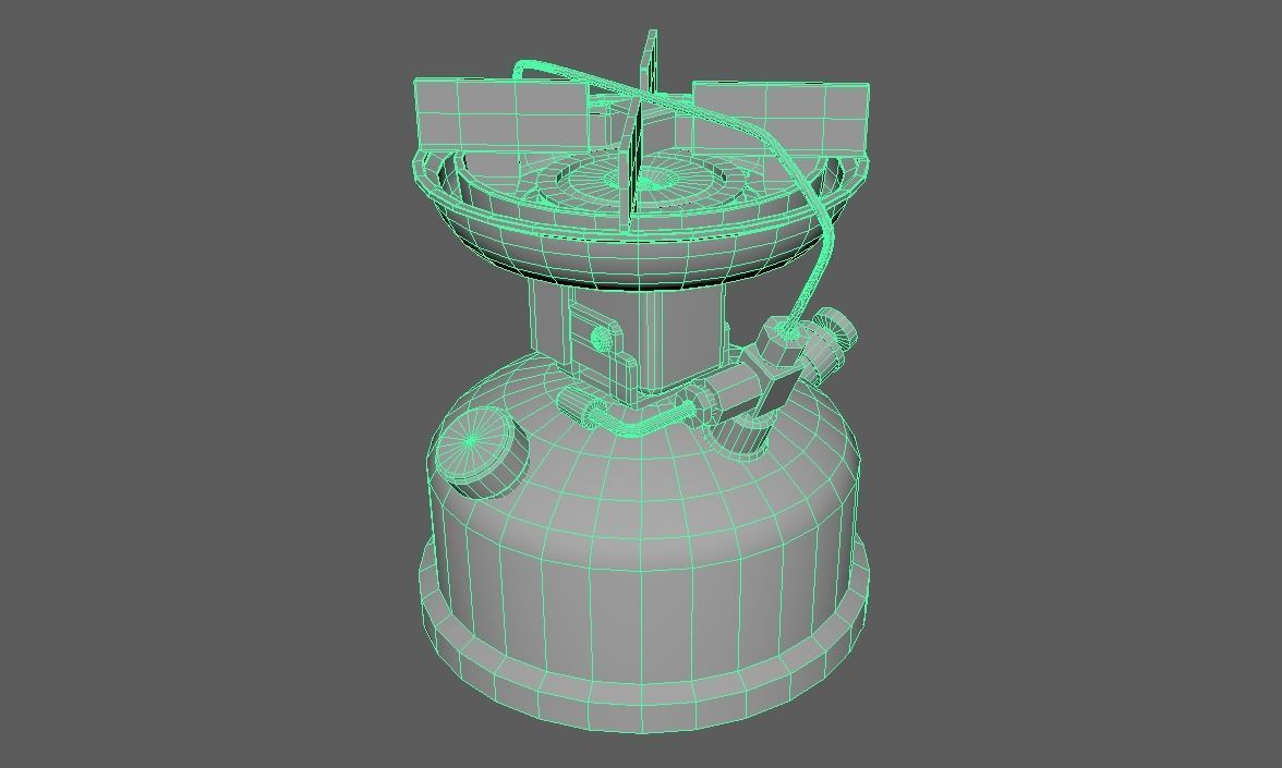 Oil Stove 3D Model  3D model_8