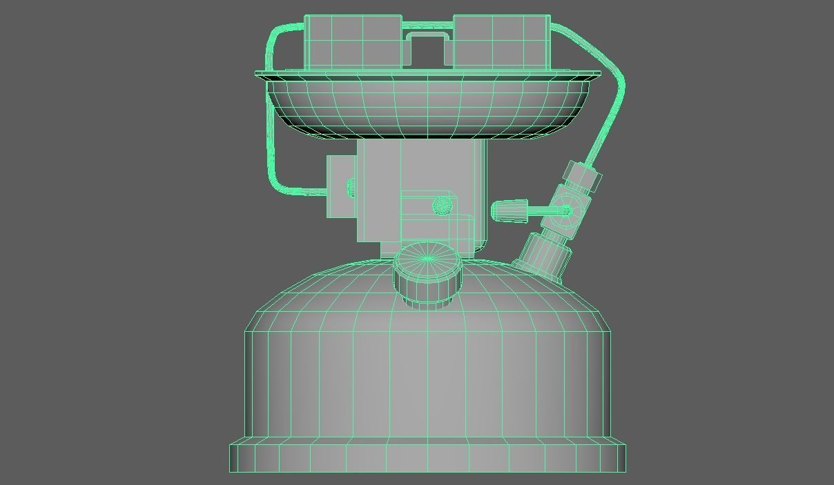 Oil Stove 3D Model  3D model_10