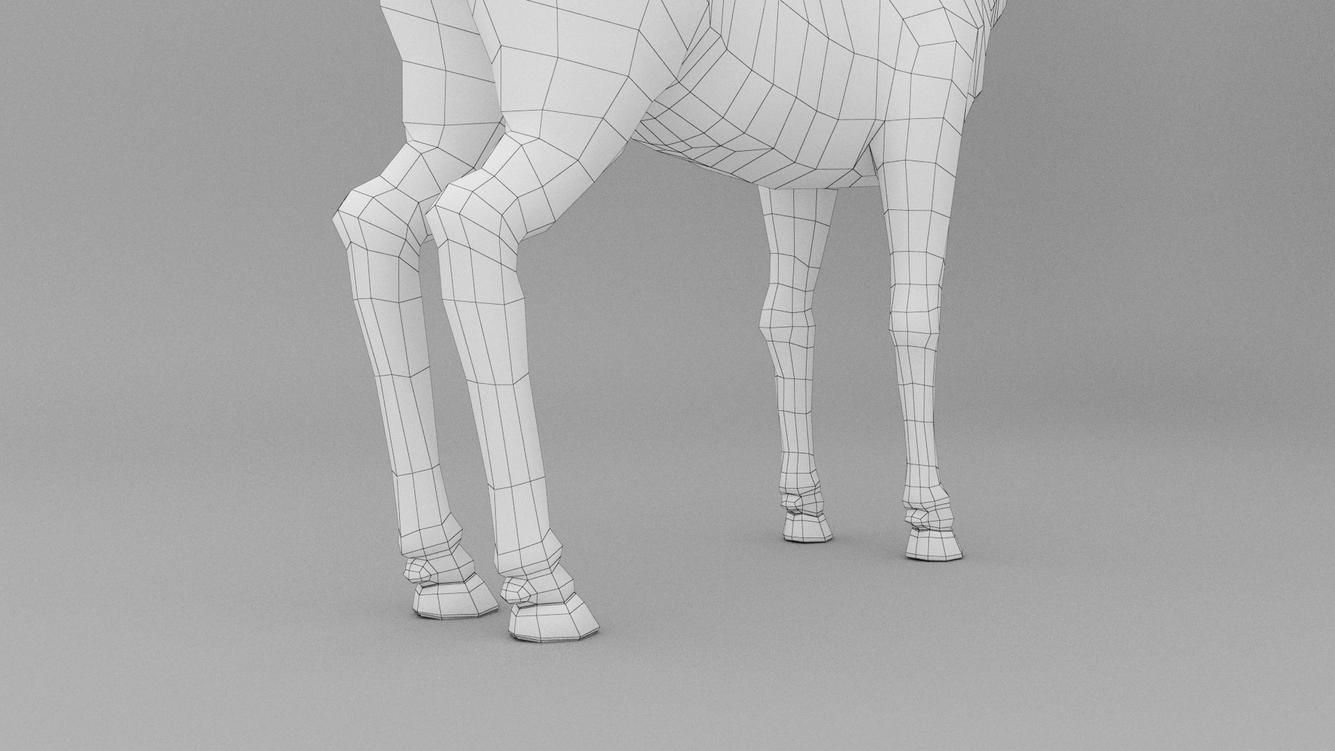 3D ANTELOPE Low-poly 3D model_19