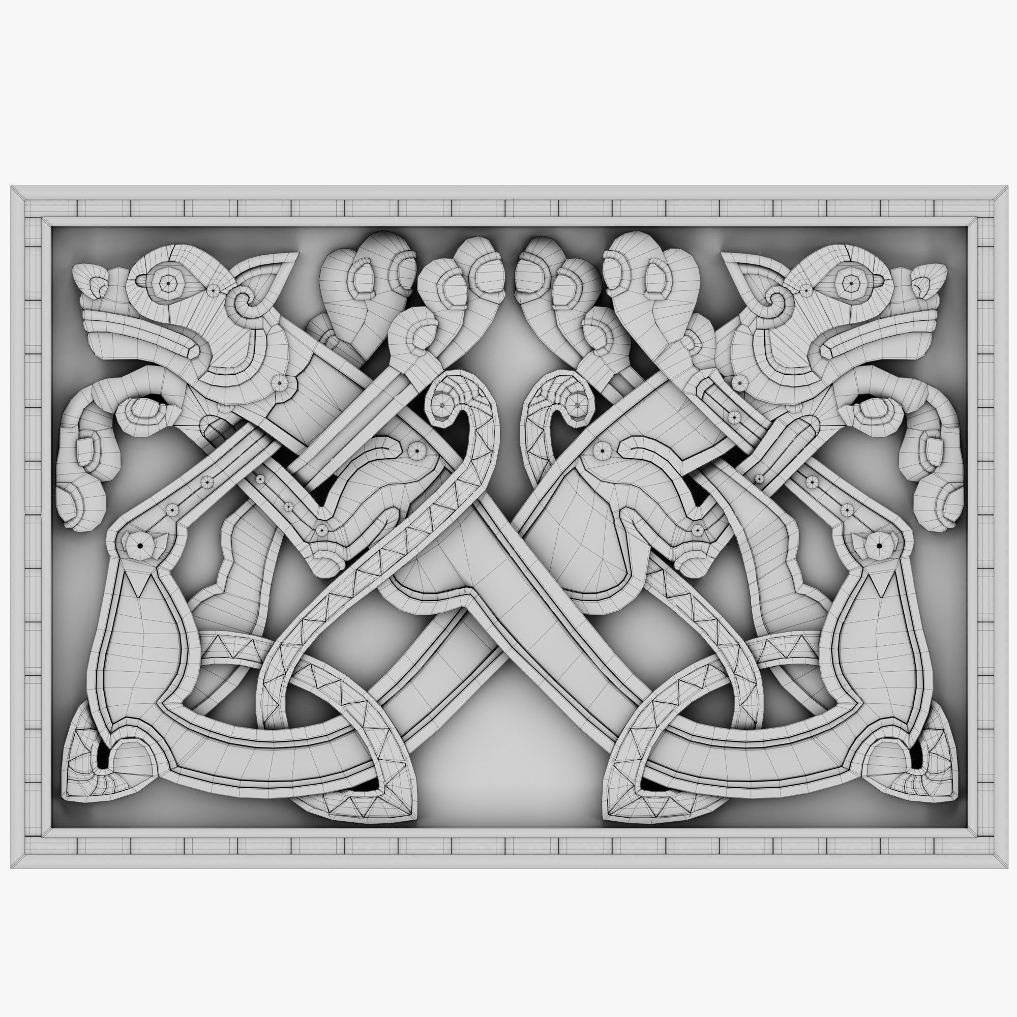  Celtic Ornament 22 3D model_2