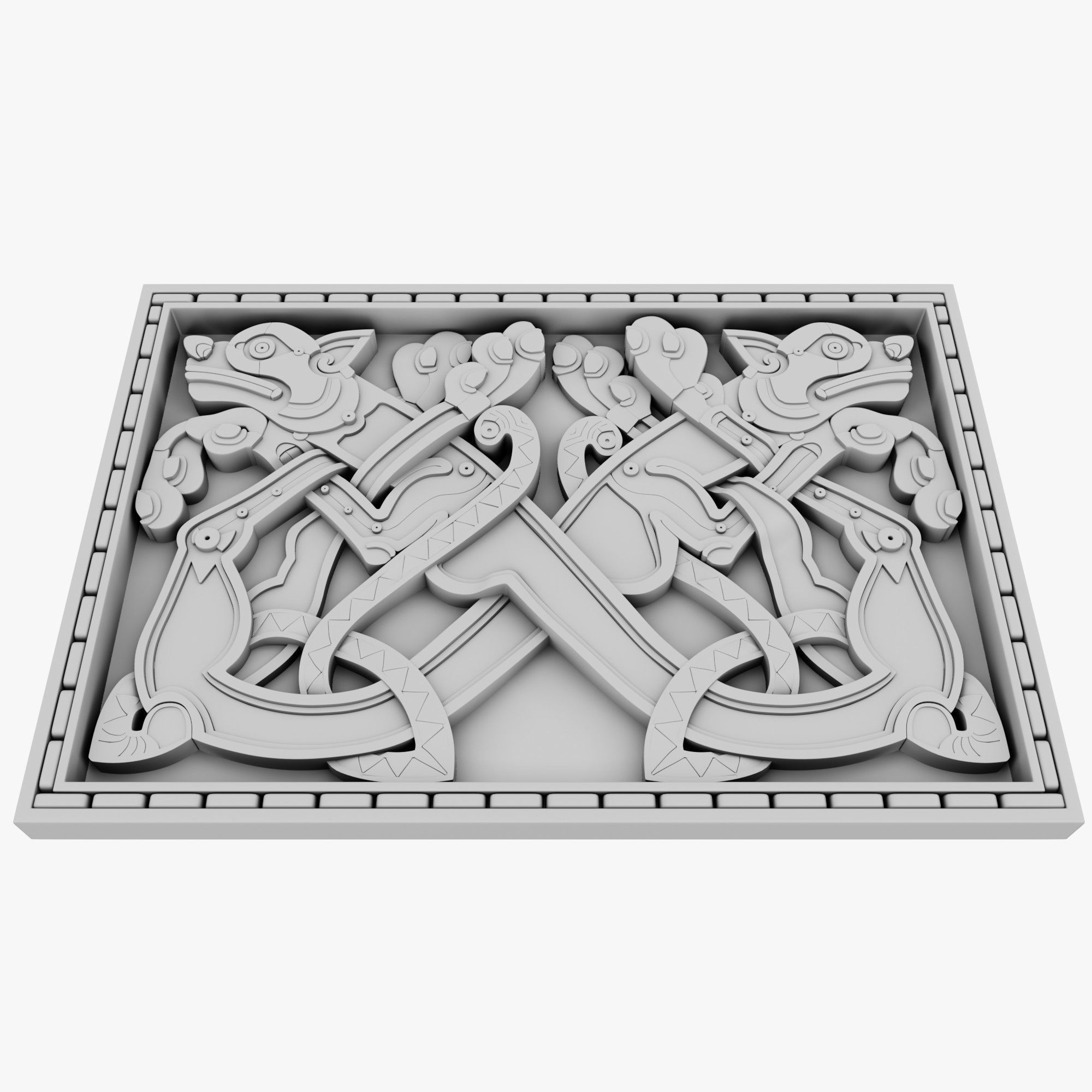  Celtic Ornament 22 3D model_1