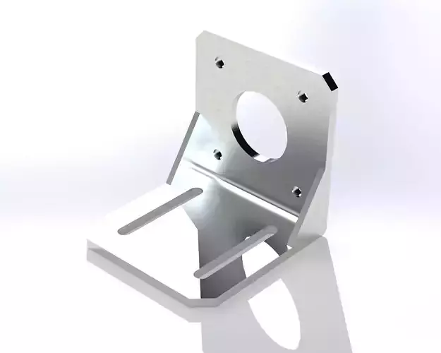 Stepper motor holder NEMA 17 3D model