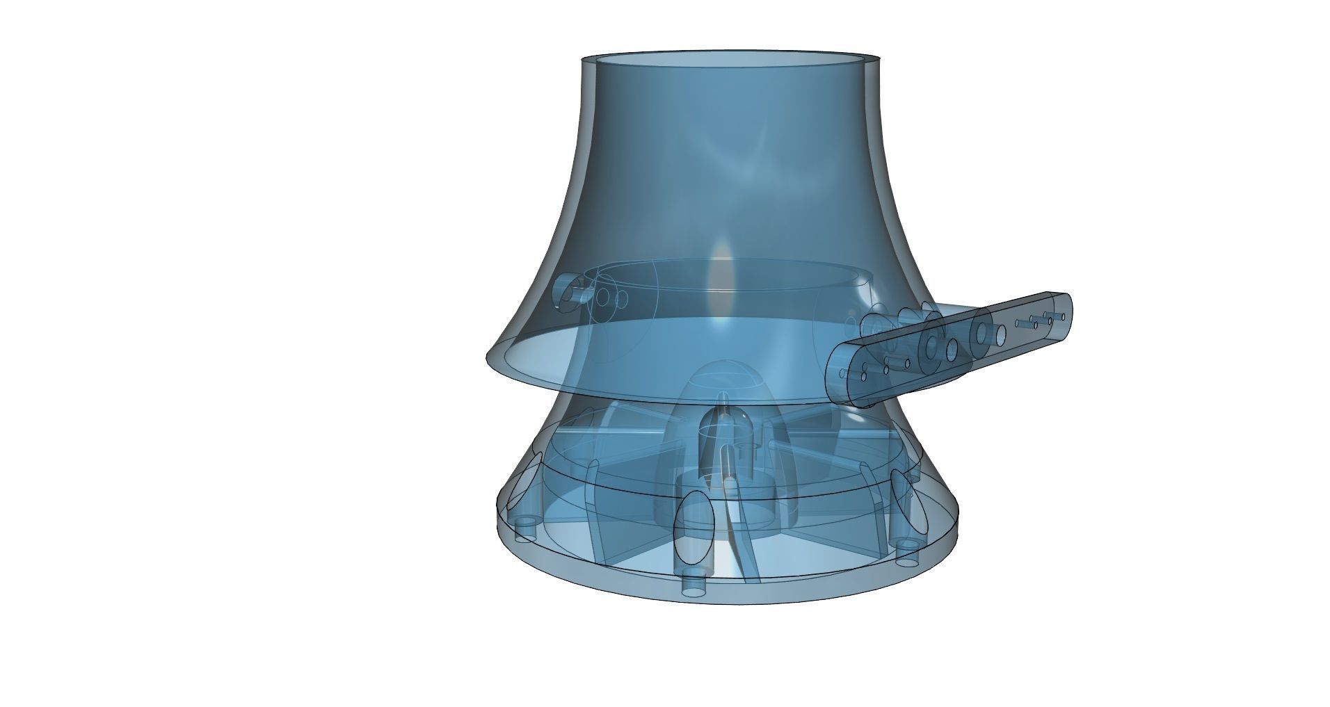 WATER JET PROPULSION UNIT HAMILTON WATER JET THRUSTER 3D model 3D