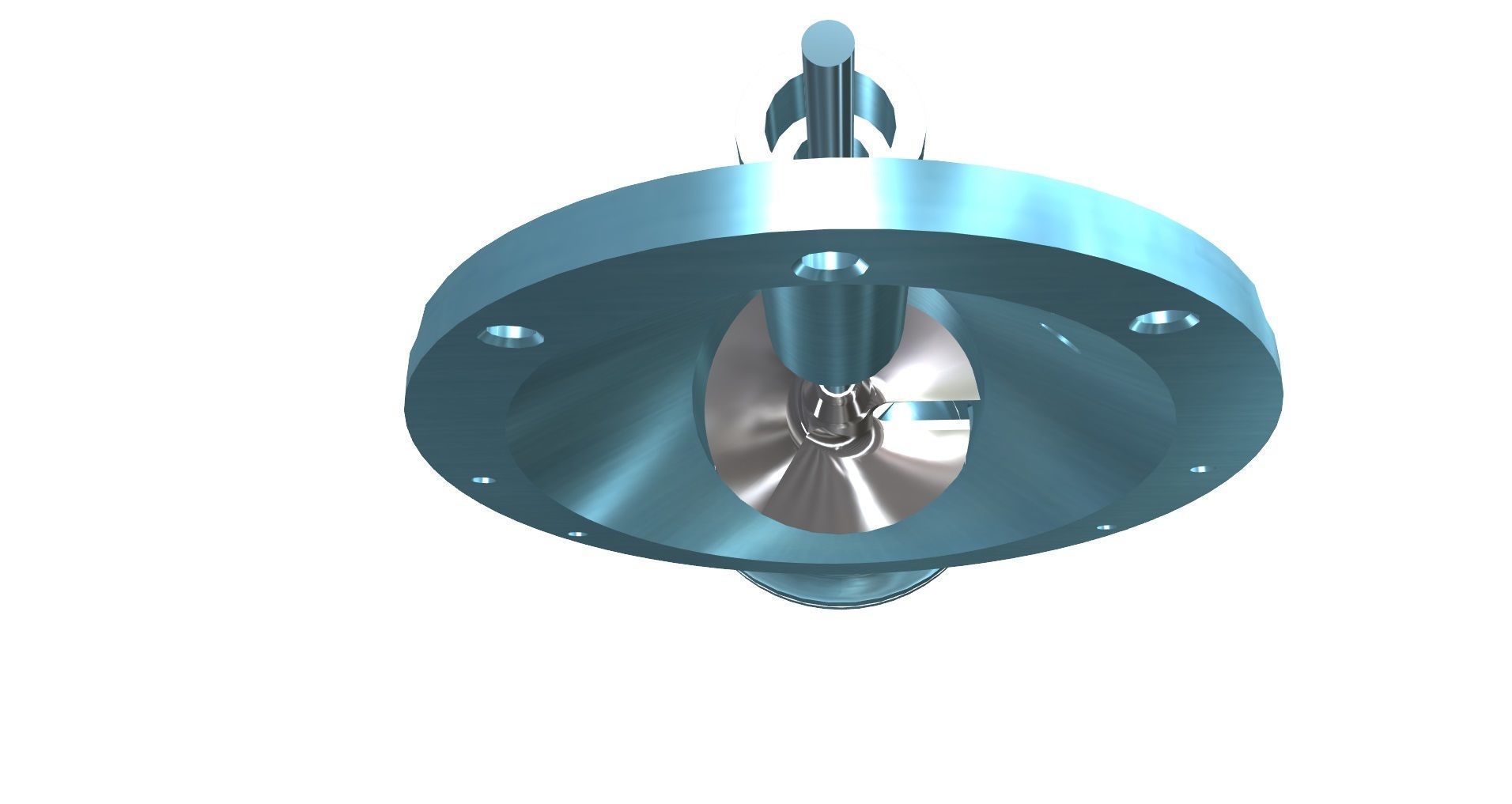 WATER JET PROPULSION UNIT HAMILTON WATER JET THRUSTER 3D model 3D