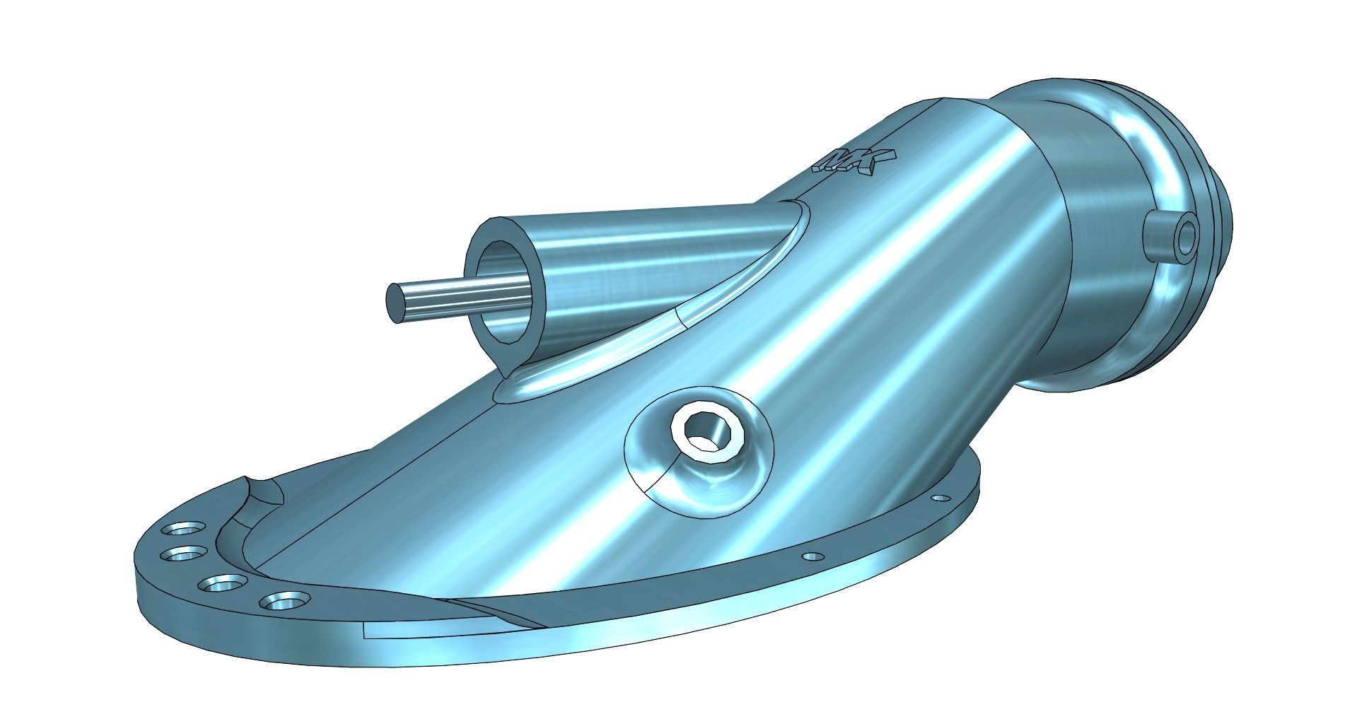 WATER JET PROPULSION UNIT HAMILTON WATER JET THRUSTER 3D model 3D