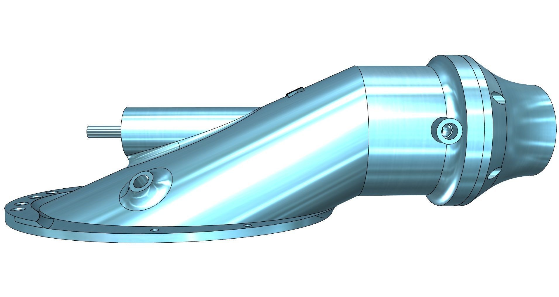 WATER JET PROPULSION UNIT HAMILTON WATER JET THRUSTER 3D model 3D