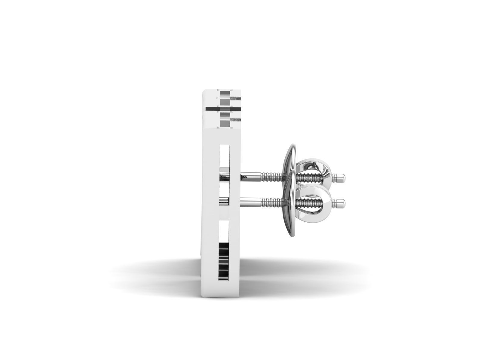 Earrings-3474 two speakers 3D print model_7