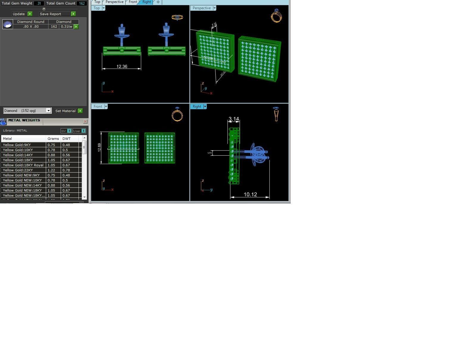 Earrings-3474 two speakers 3D print model_2