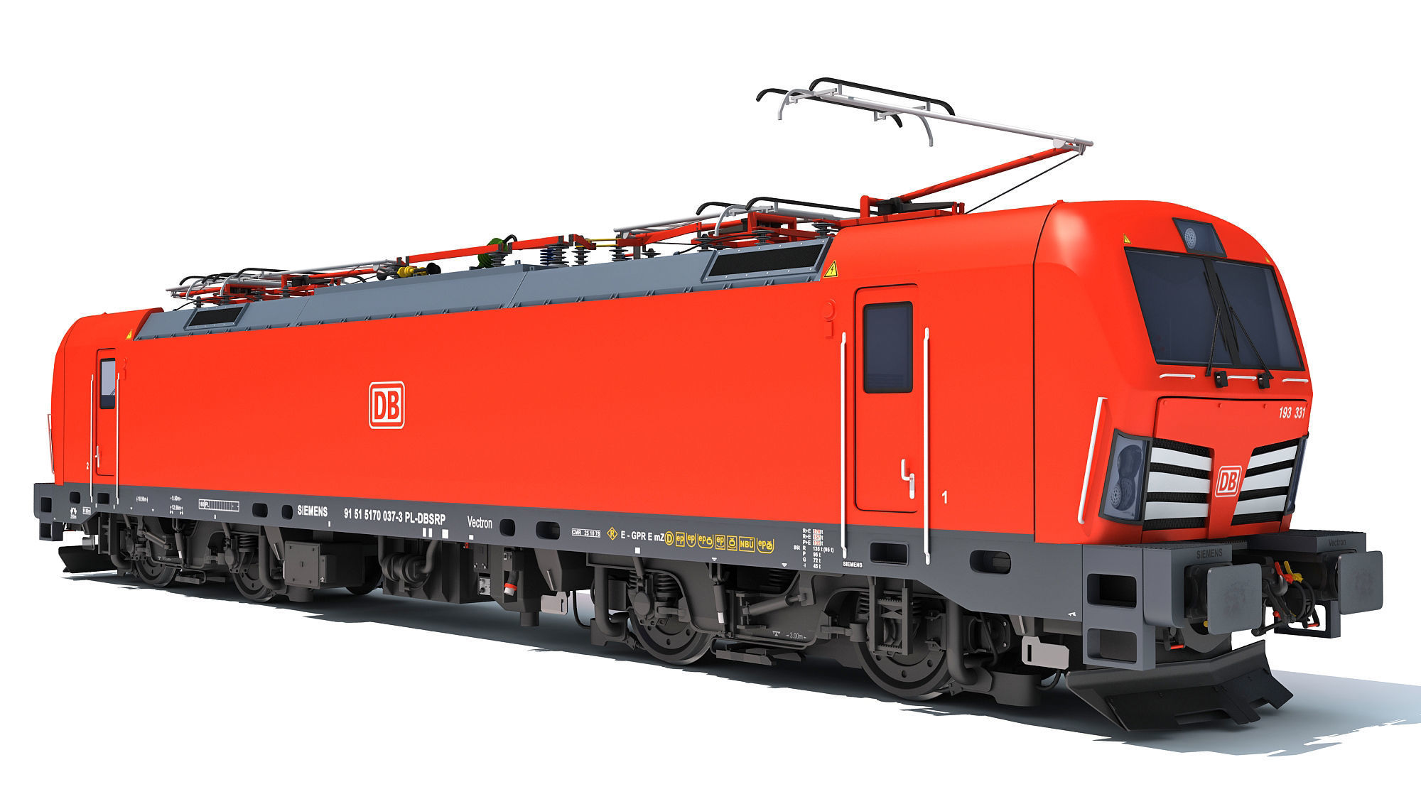 Siemens Vectron Locomotive Deutsche Bahn 3D model_1