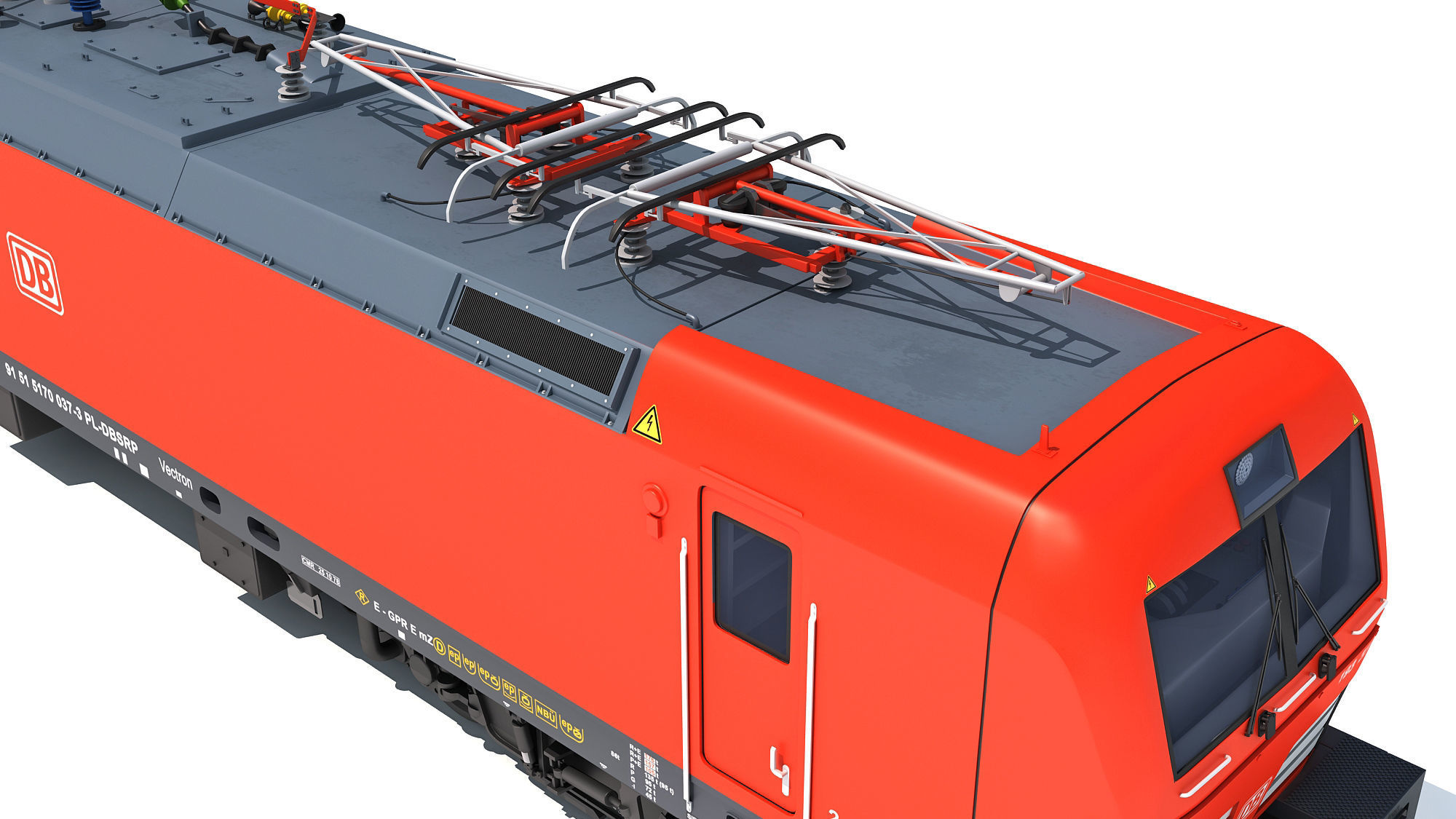 Siemens Vectron Locomotive Deutsche Bahn 3D model_14