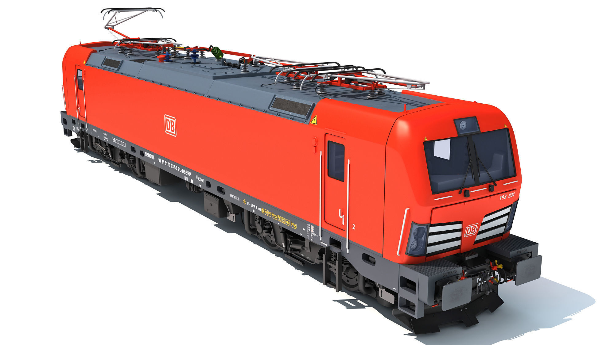 Siemens Vectron Locomotive Deutsche Bahn 3D model_5