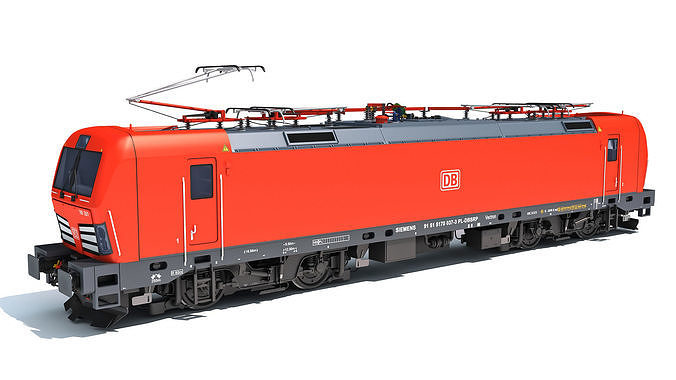 Siemens Vectron Locomotive Deutsche Bahn 3D model
